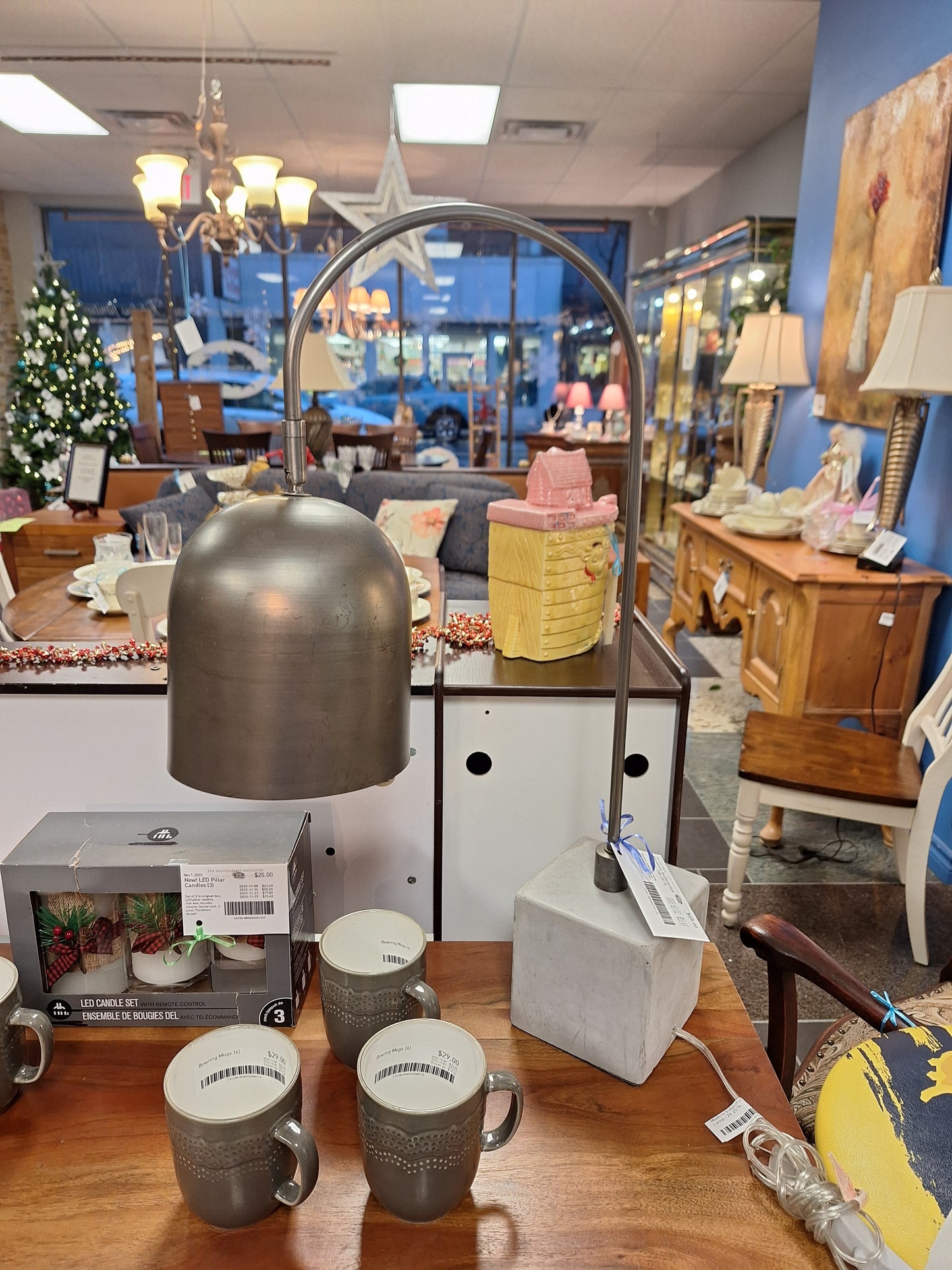 Modern Industrial Lamp- 28.25"h