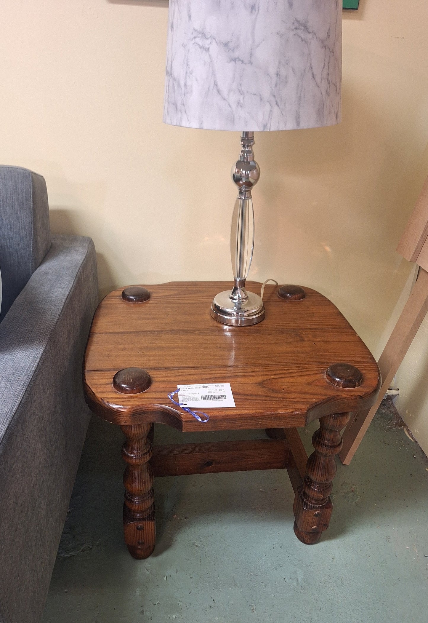 Solid Wood End Table