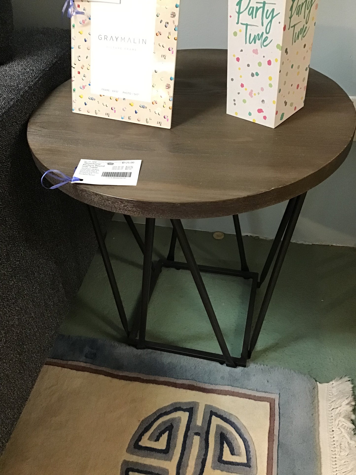 'Neimhurst' Modern Round Side Table