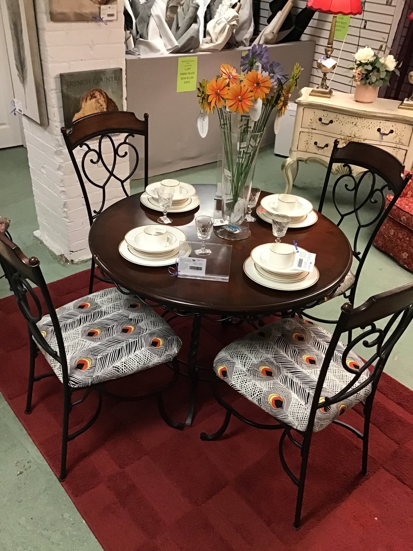 Ashley Furniture 'Nola' Dining Set w Chairs