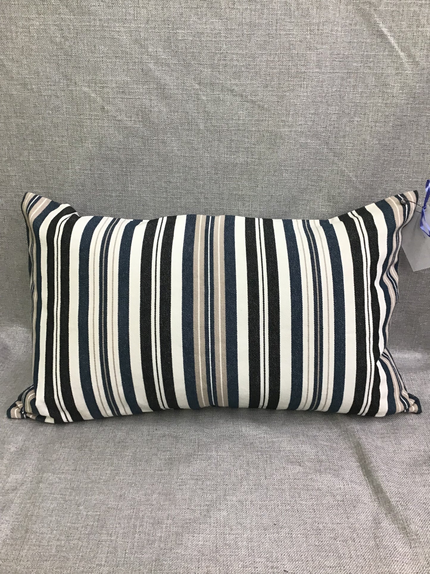 Striped Rectangular Throw Pillow