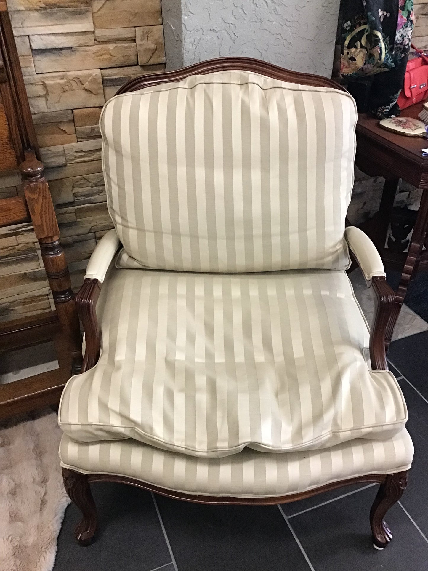 Vintage Large Bergere Chair