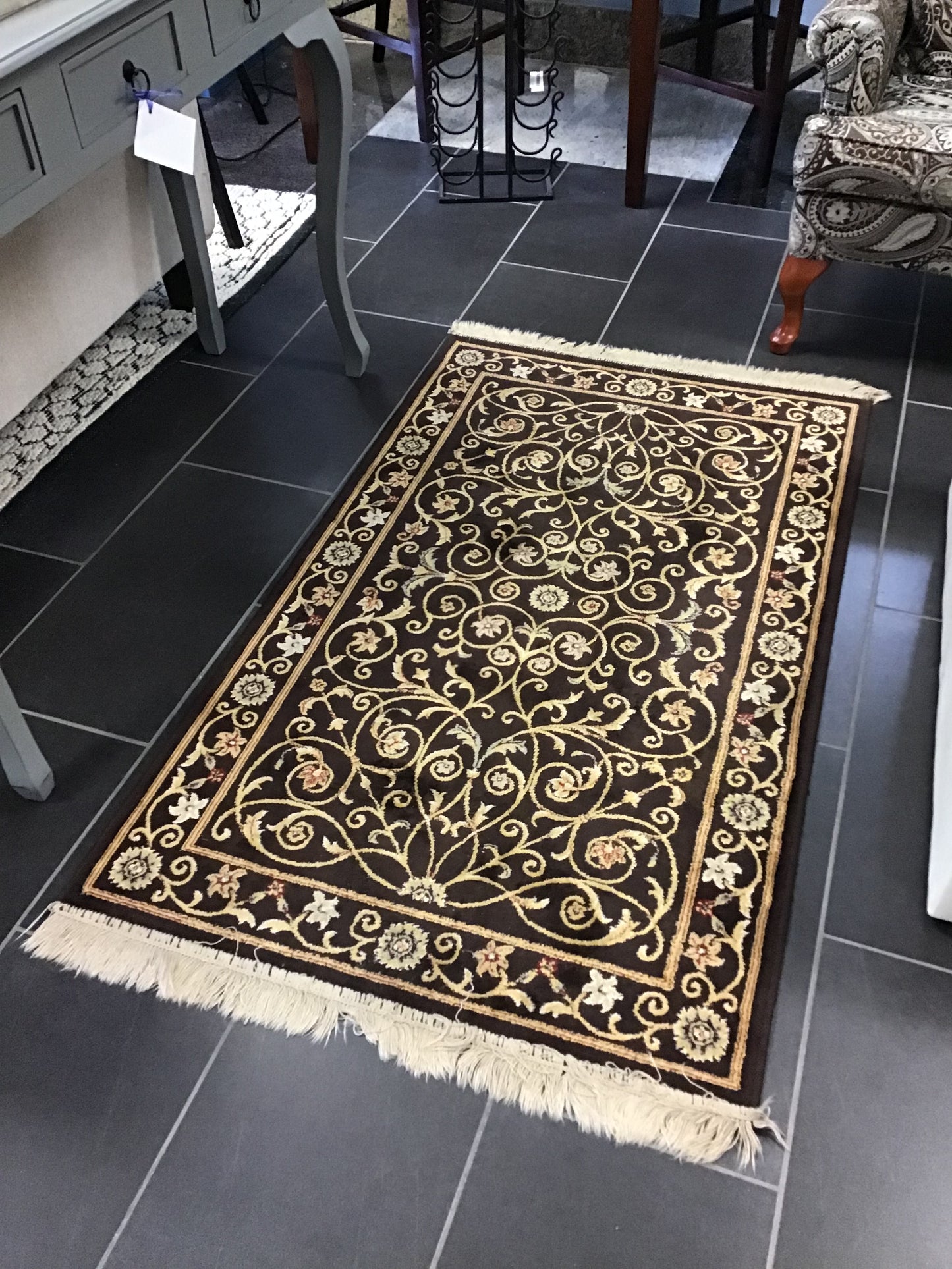 Fringed Area Rug 'The Champagne Collection'
