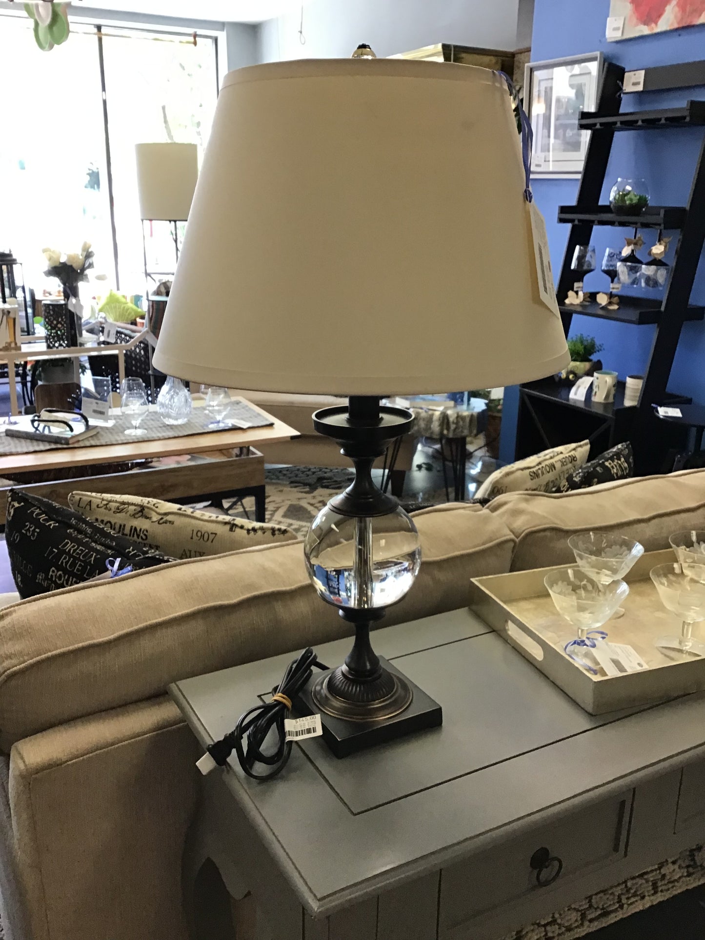 Restoration Hardware Table Lamp- 27.5"h