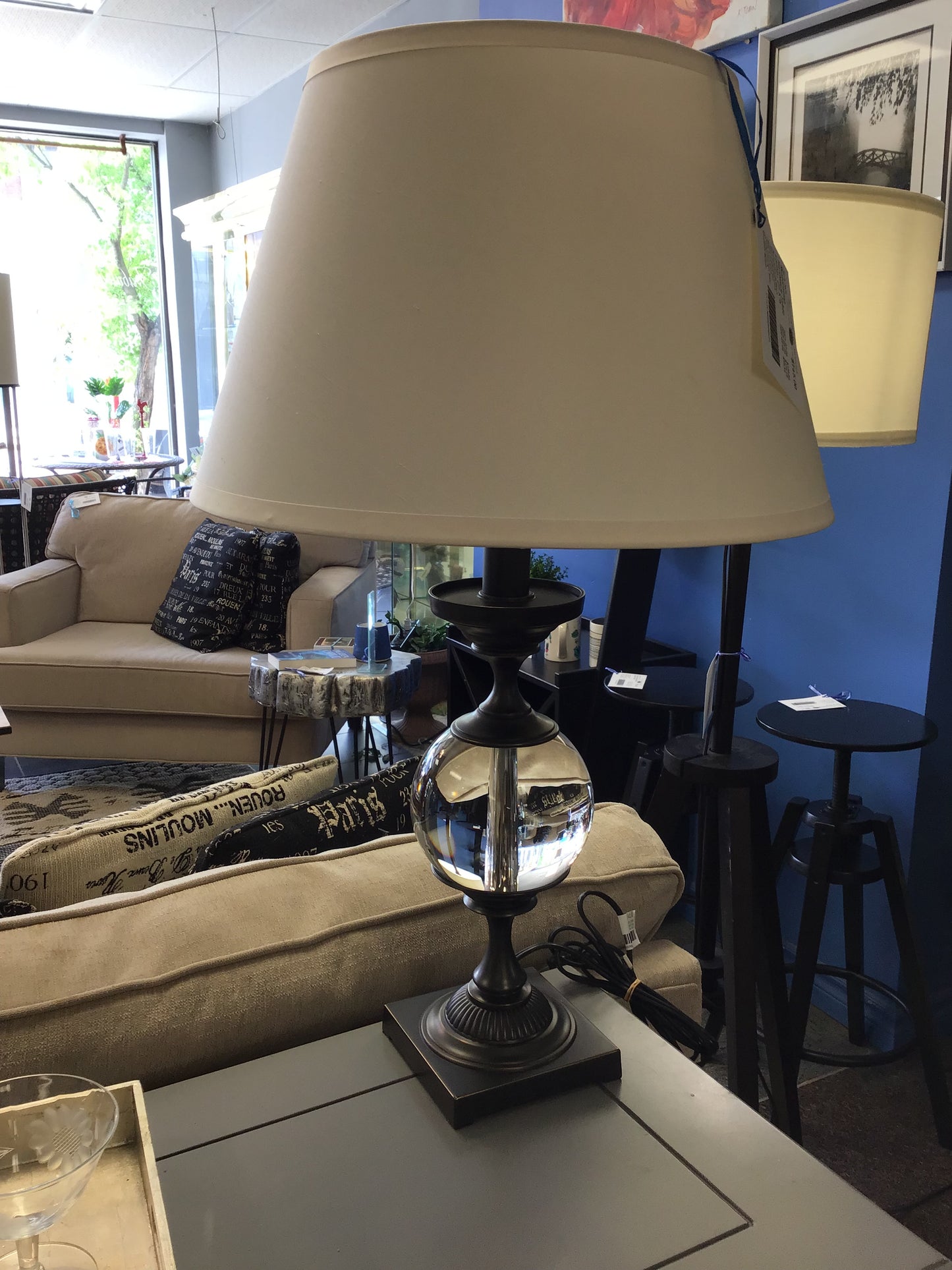 Restoration Hardware Table Lamp- 27.5"h