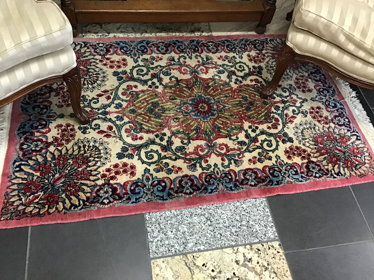 Fringed Wool Area Rug