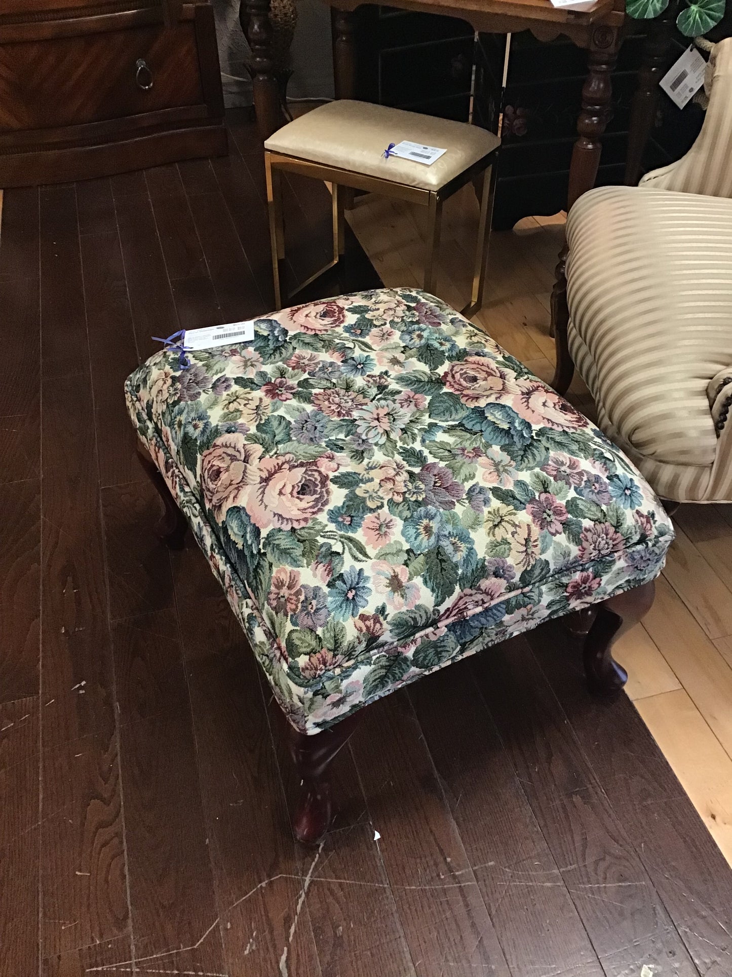 Floral Ottoman