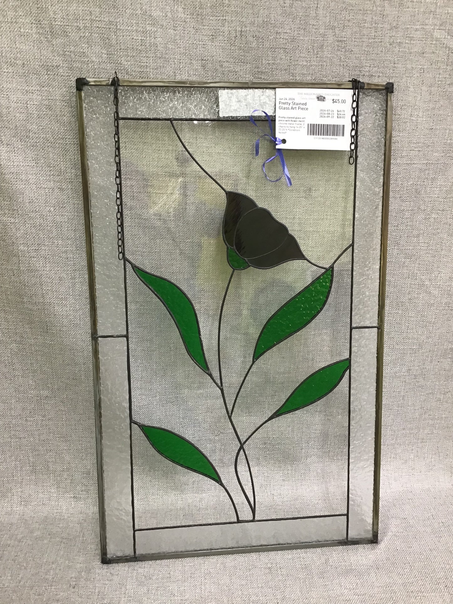 Pretty Stained Glass Art Piece