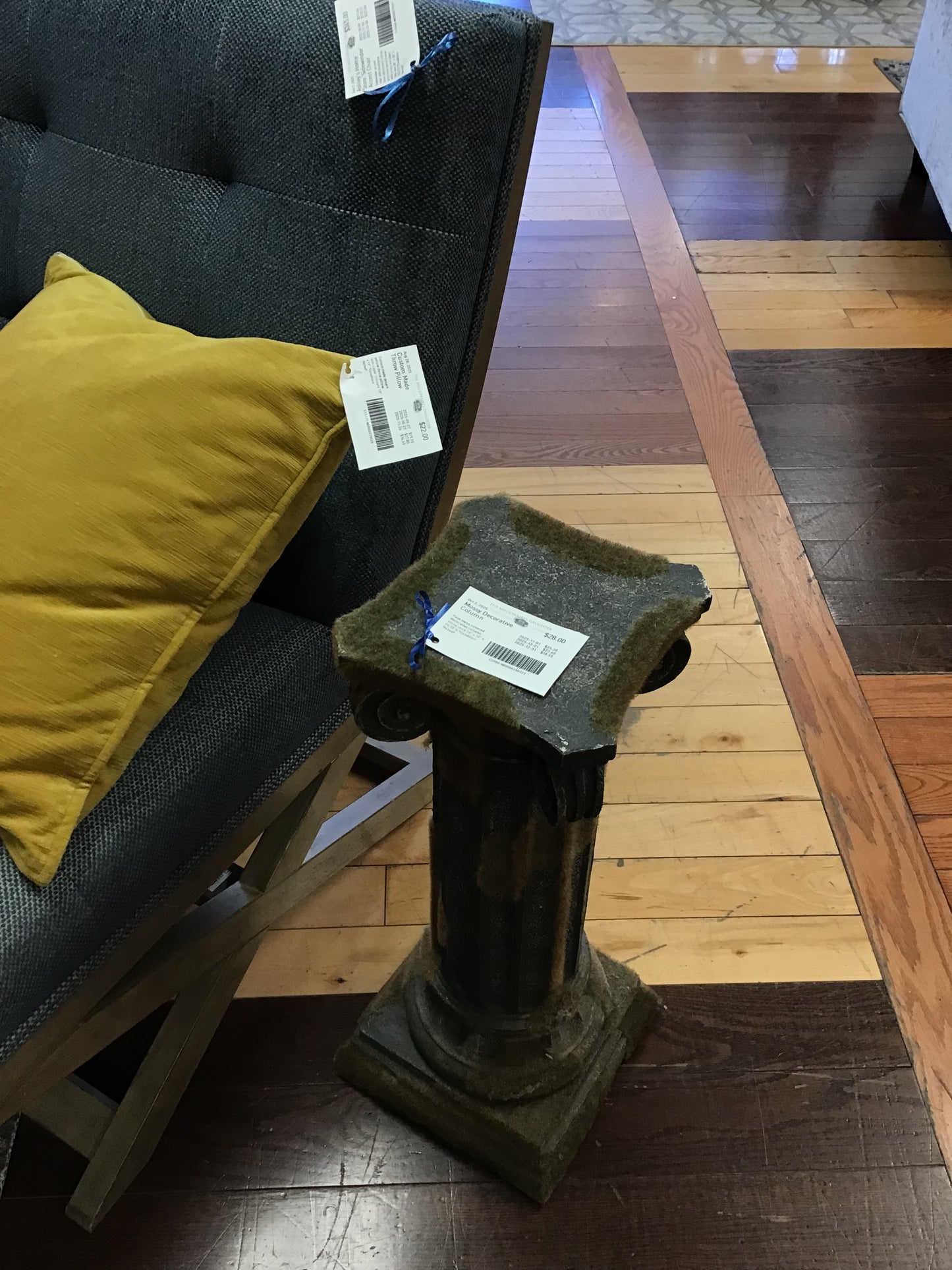 Mossy Decorative Column