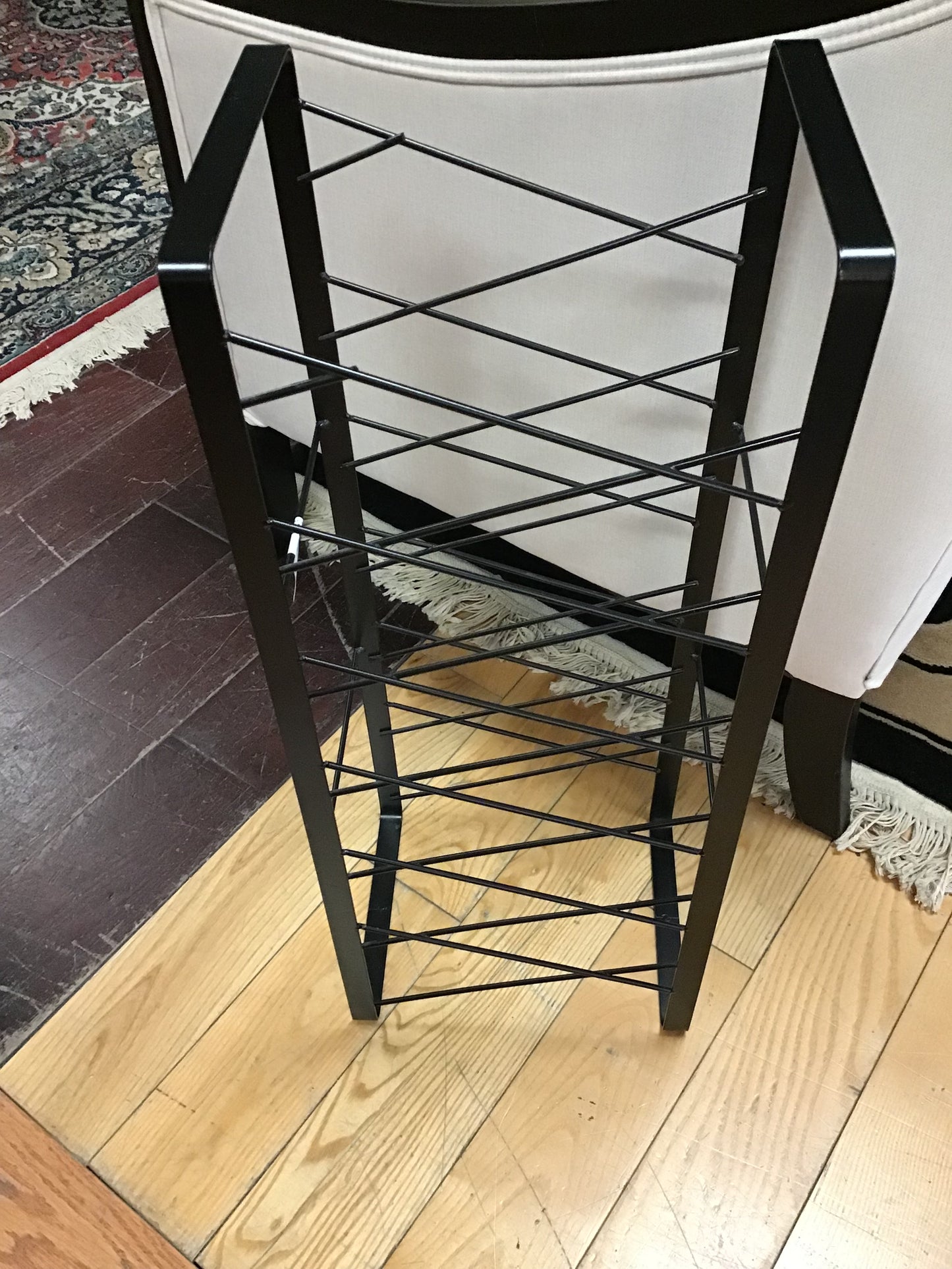 Black Metal Wine/Shoe Rack