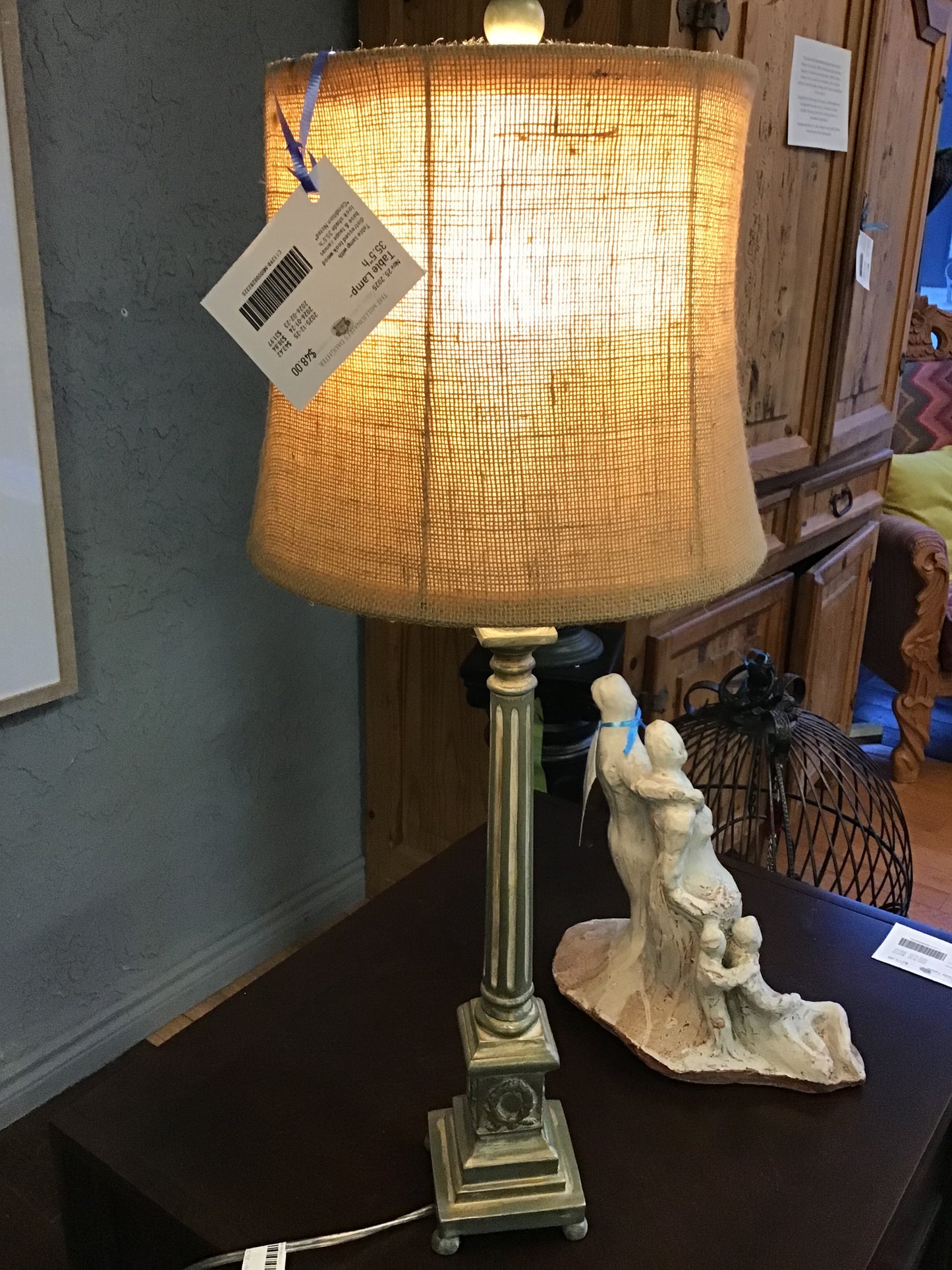 Table Lamp- 35.5"h