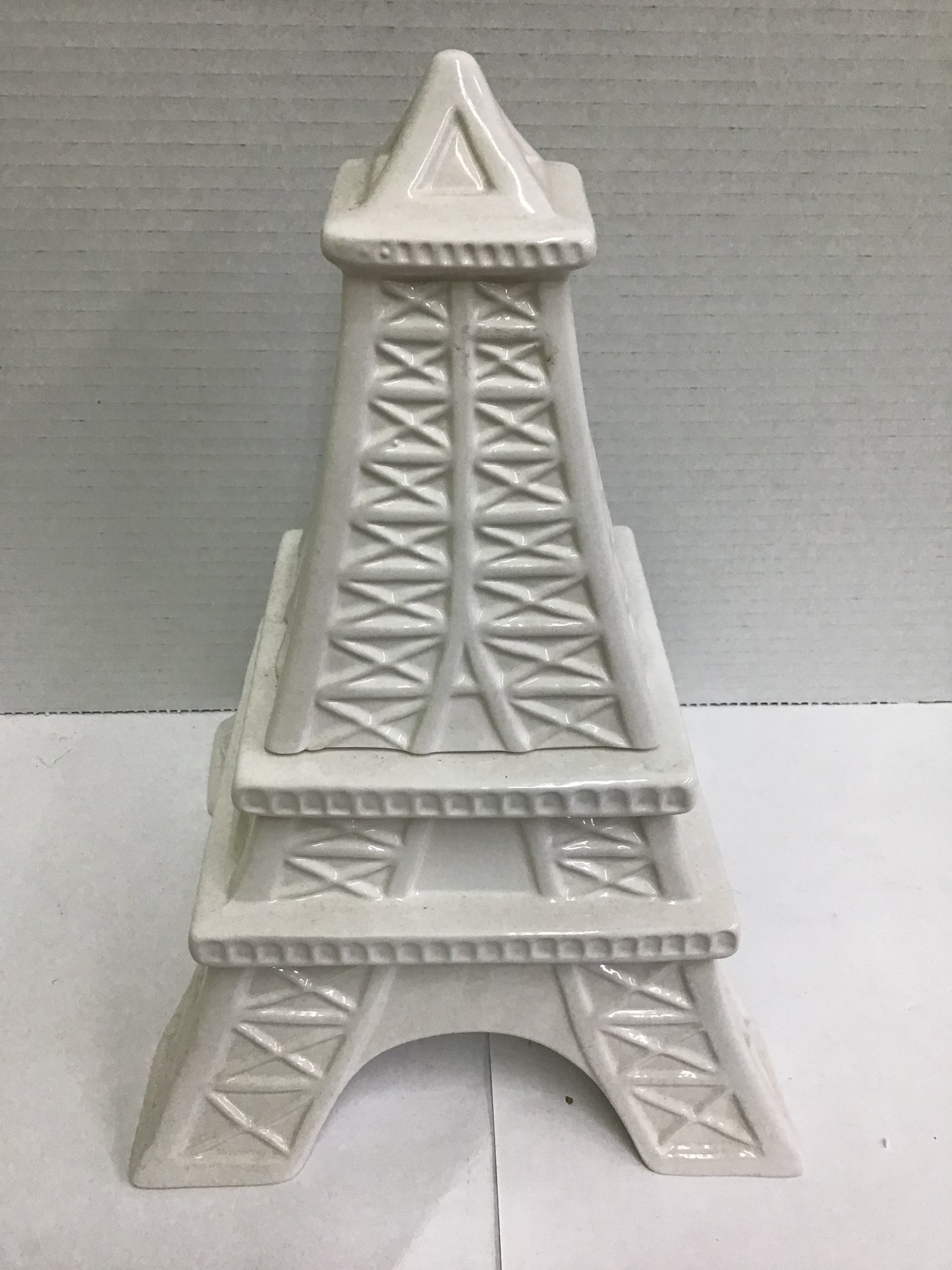 Ceramic Eiffel Tower Cookie Jar