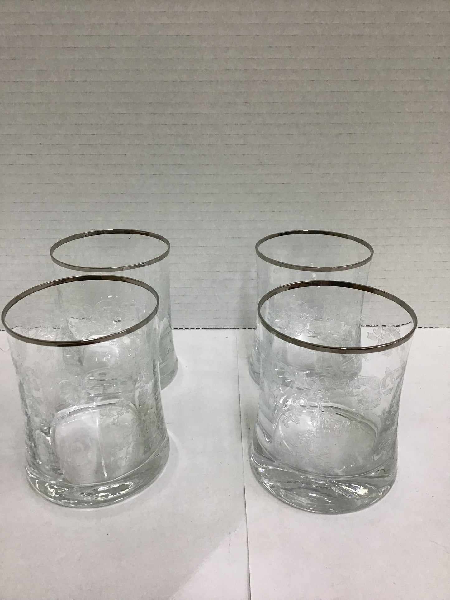 Etched Water Glasses (4)