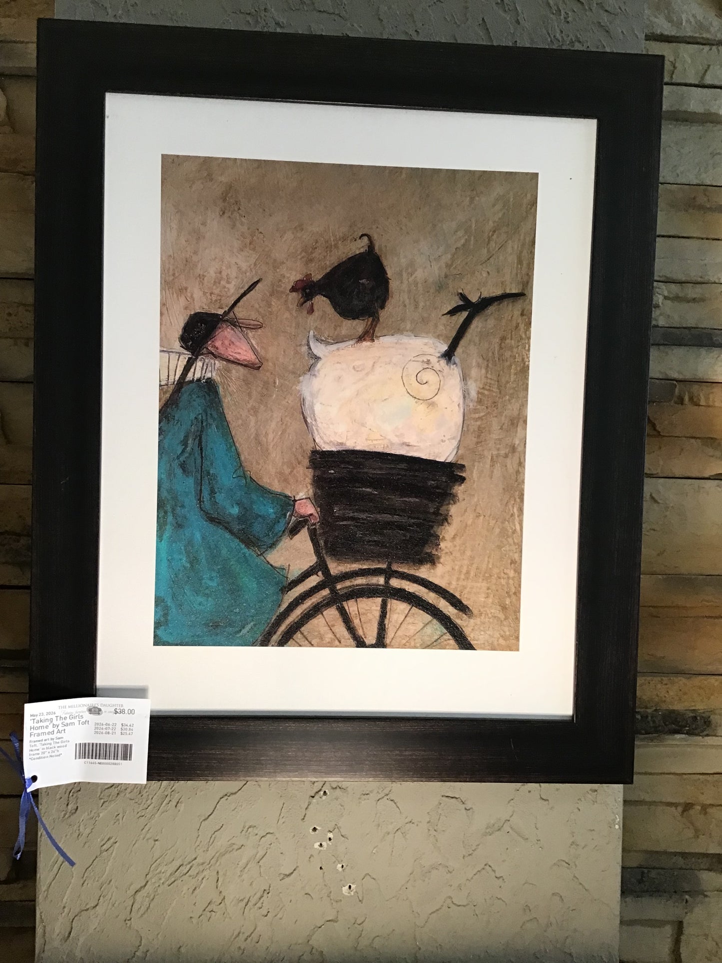 'Taking The Girls Home' by Sam Toft Framed Art
