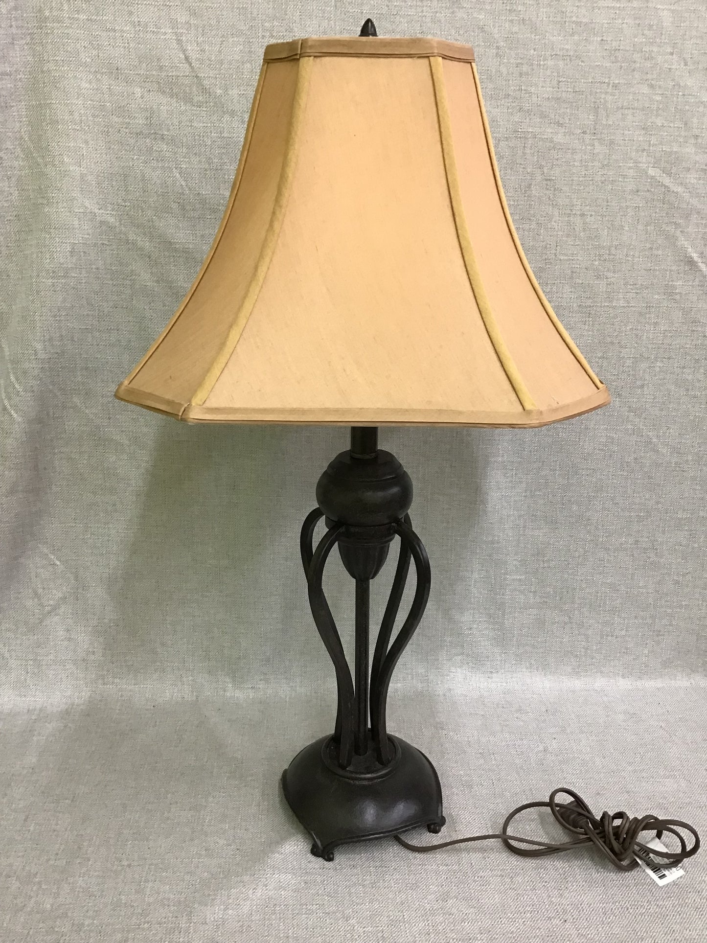 Dark Metal Table Lamp- 29"h