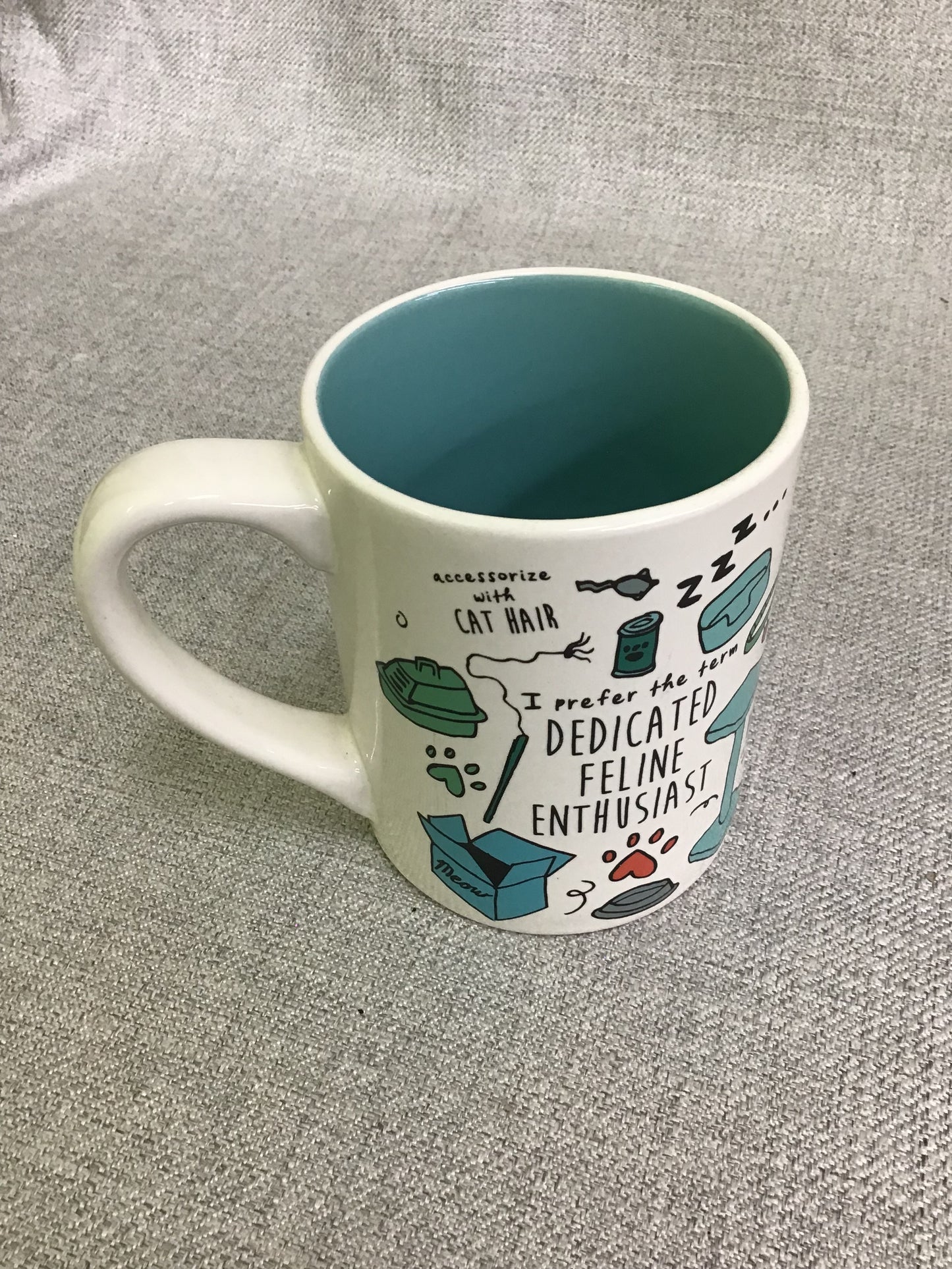 Dedicated Feline Enthusiast Mug