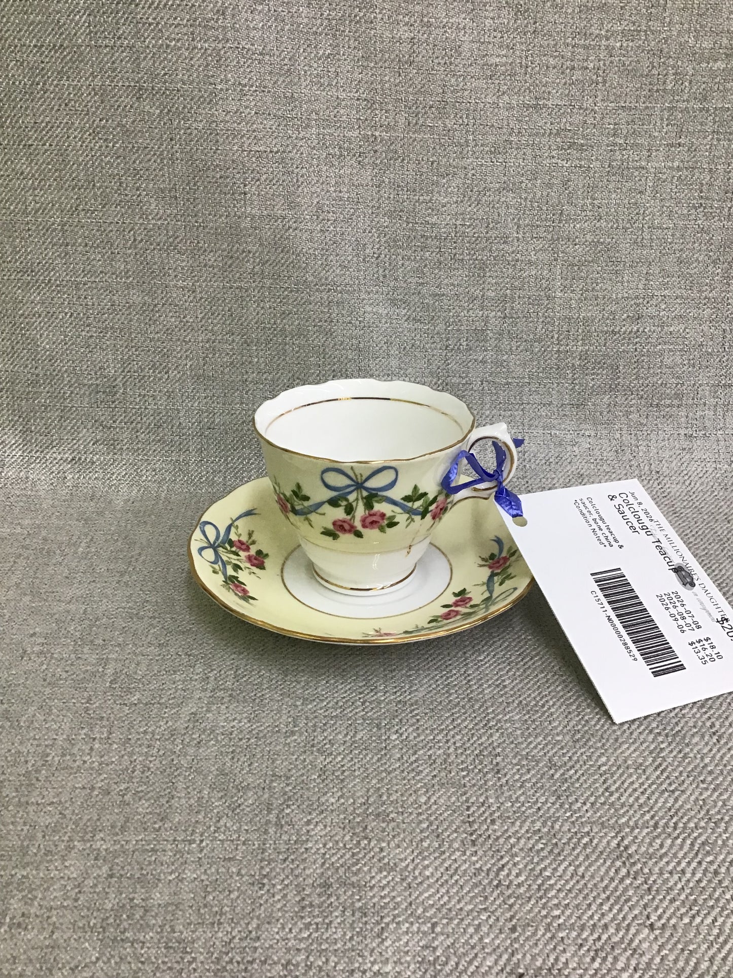 Colclougu Teacup & Saucer