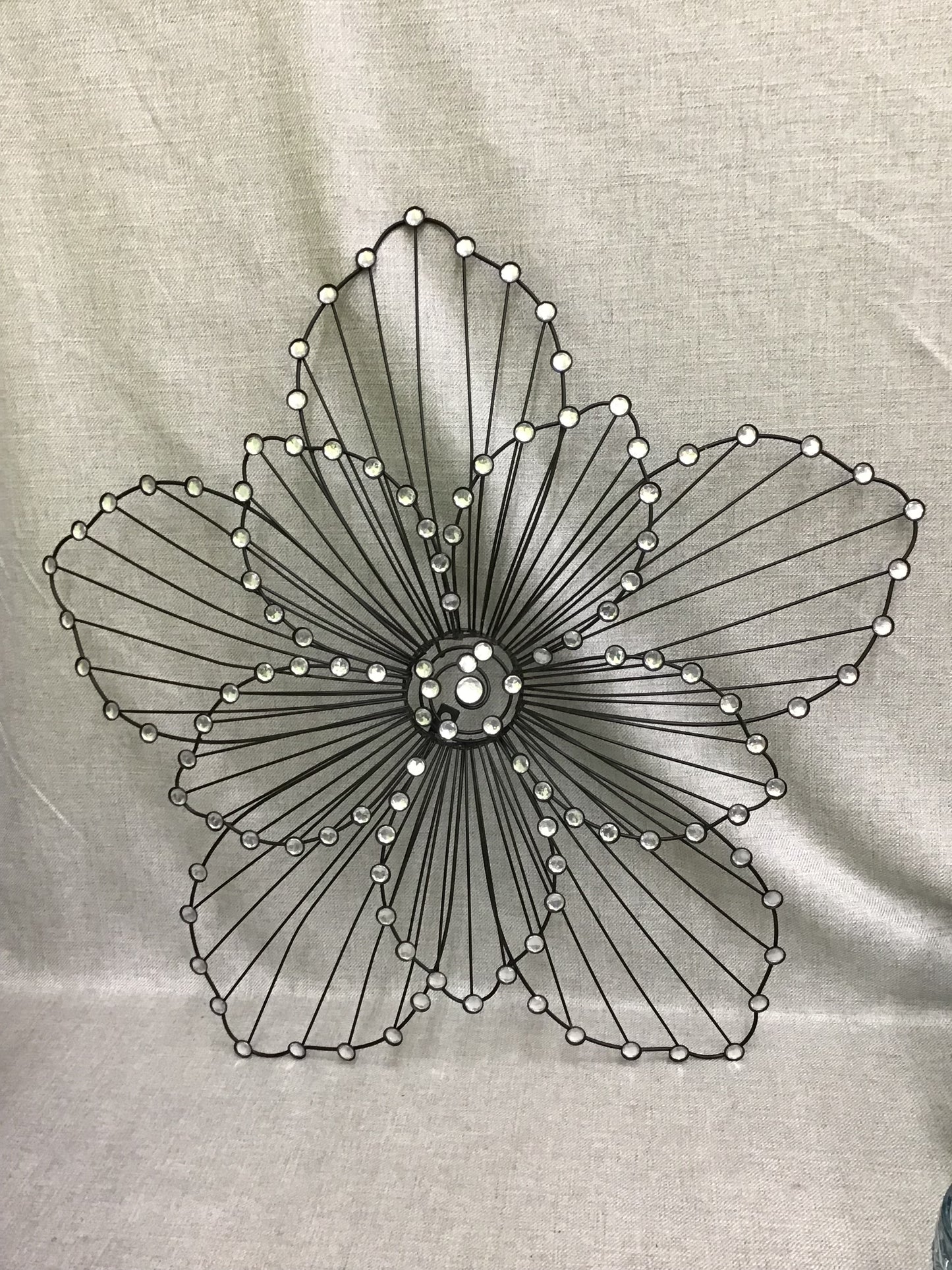 Black Metal Wall Decor w Bling