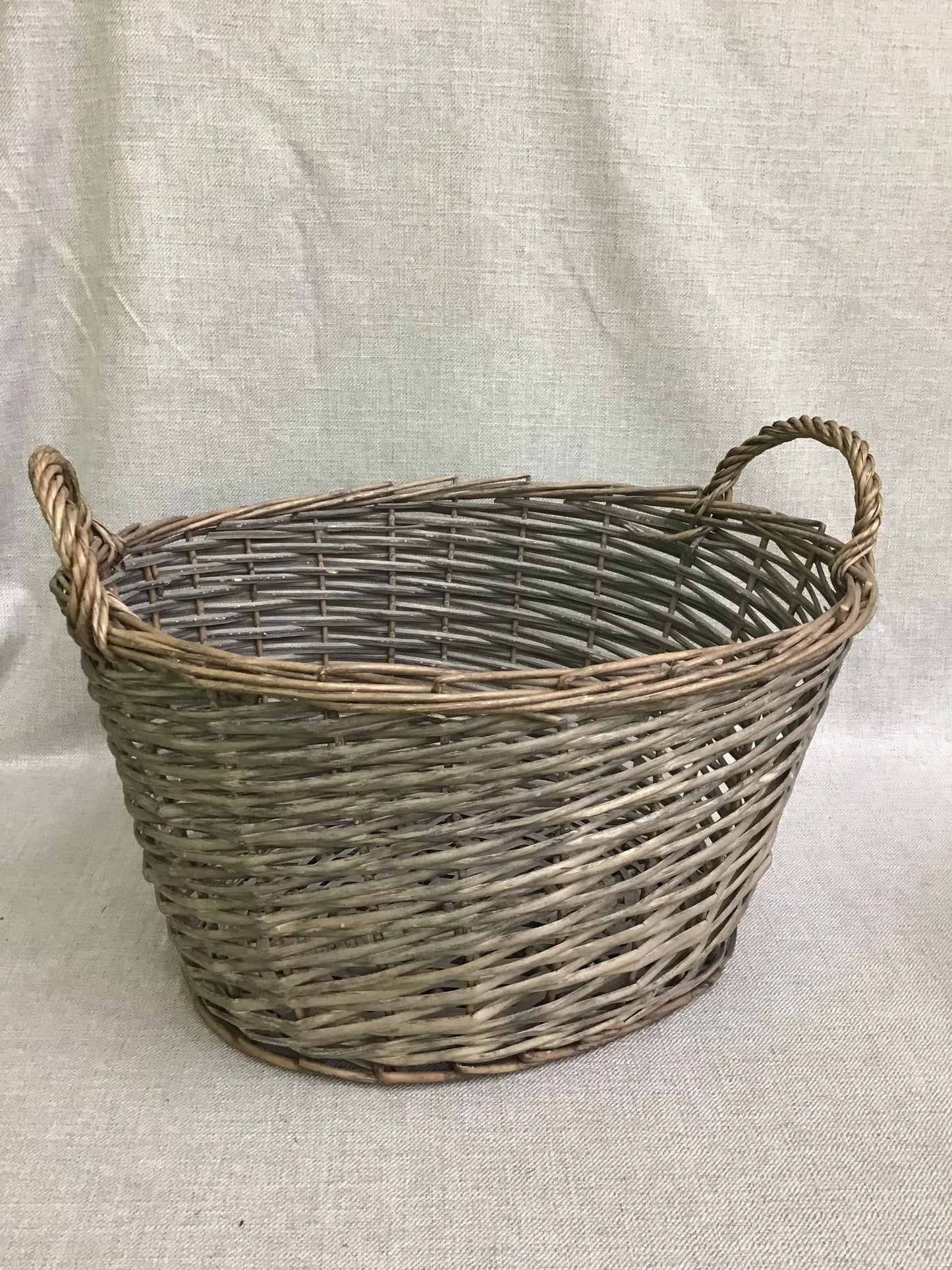 Wicker Grey Basket