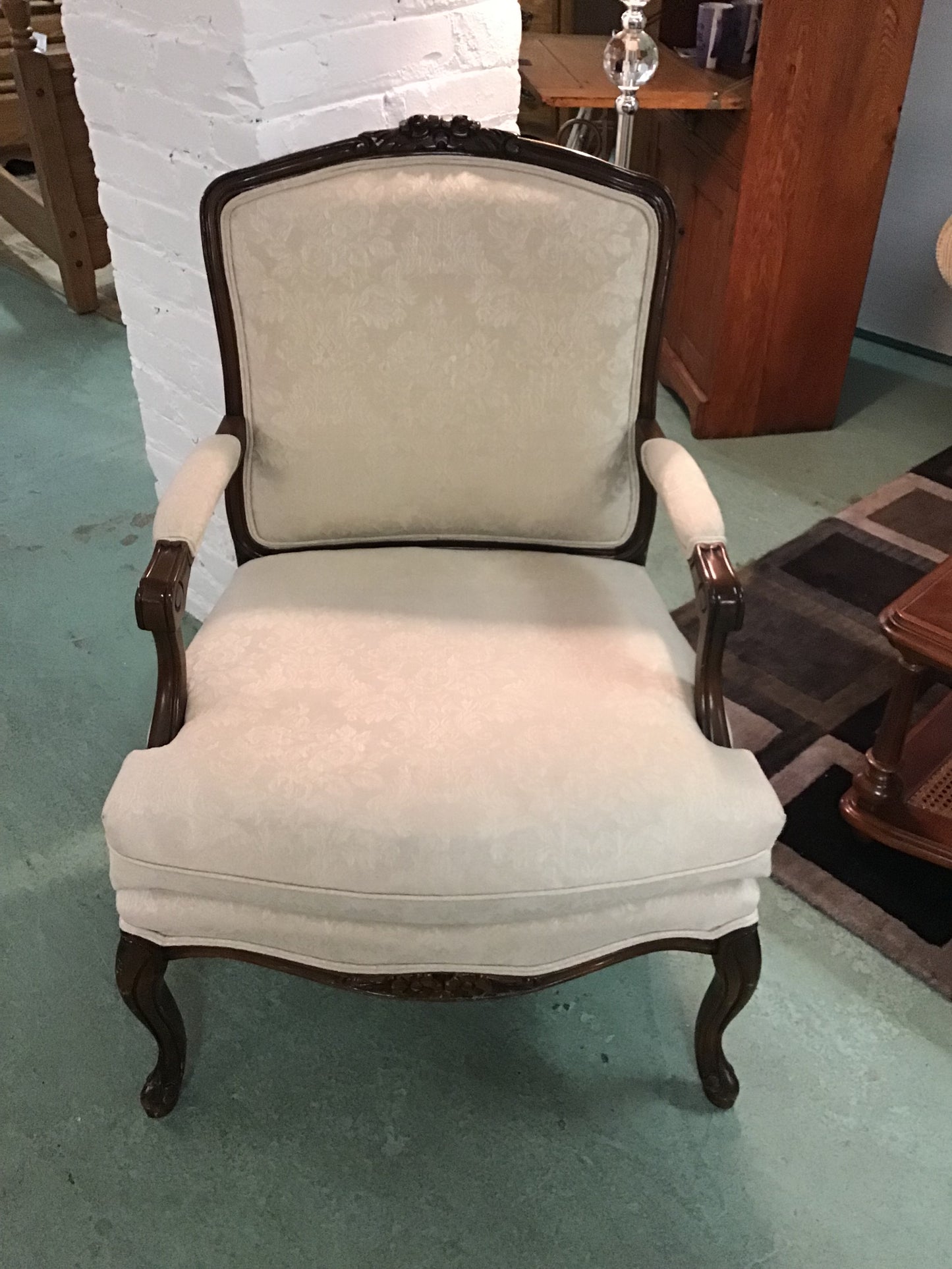 Vintage Upholstered Armchair