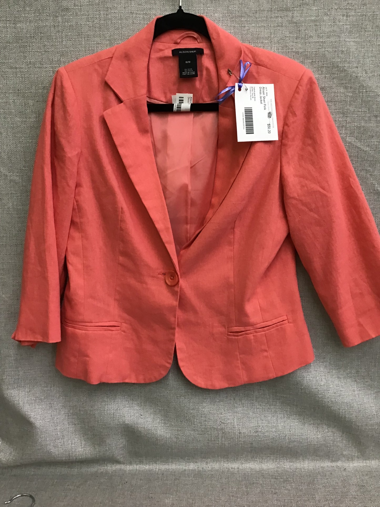 Alison Sheri Pink Dress Jacket