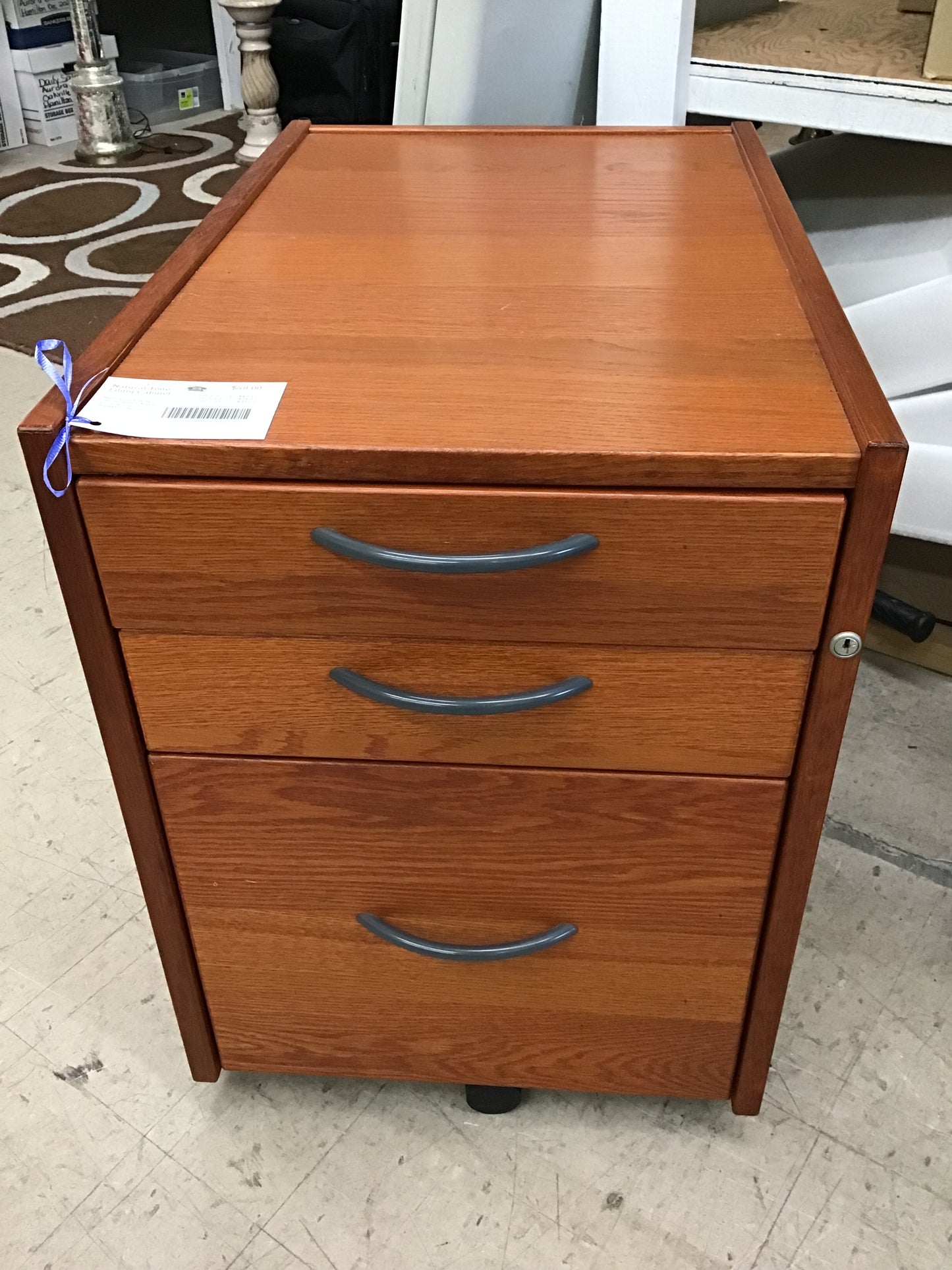 Natural Tone Filing Cabinet