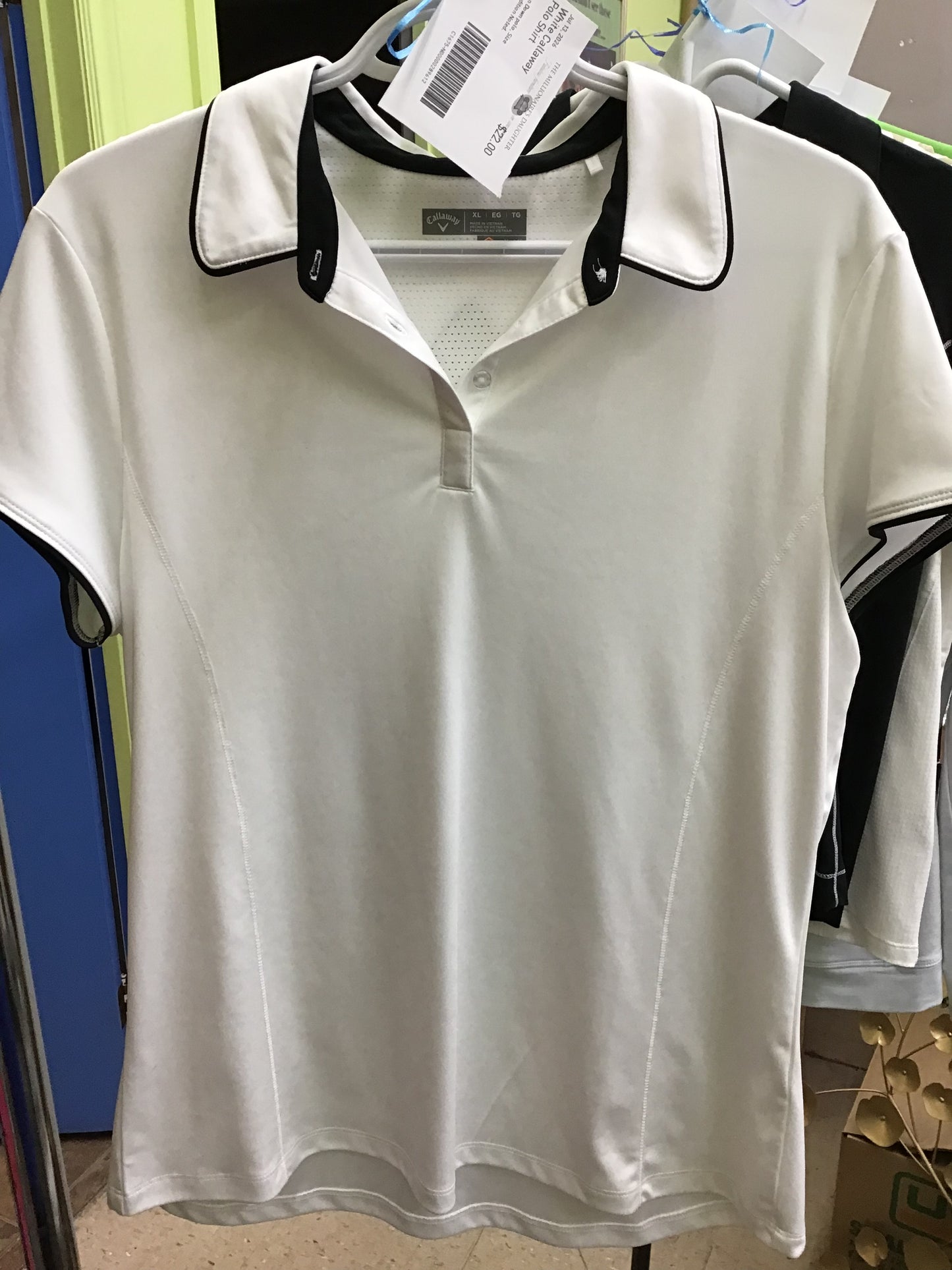 White Callaway Polo Shirt