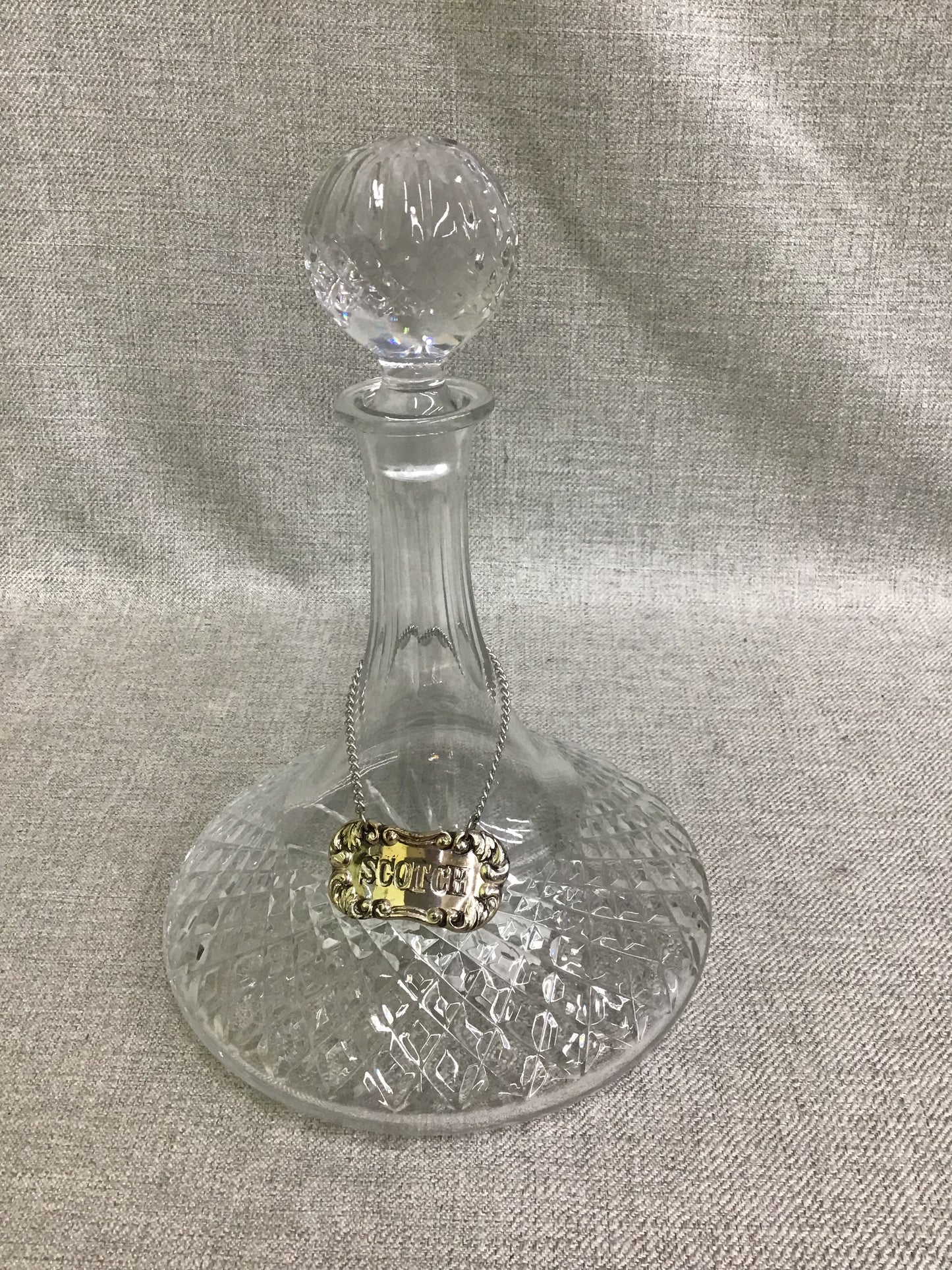 Scotch Decanter w Stopper