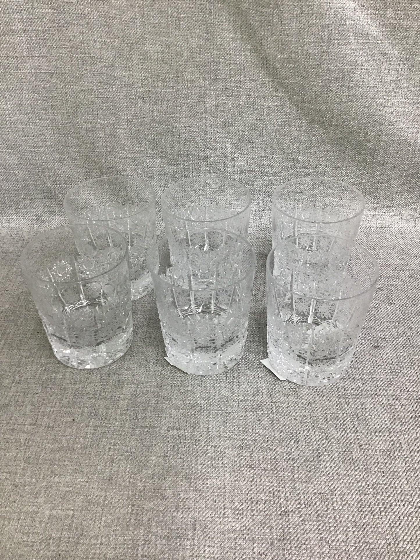 Queen Lace Old Fashioned Glasses (6)