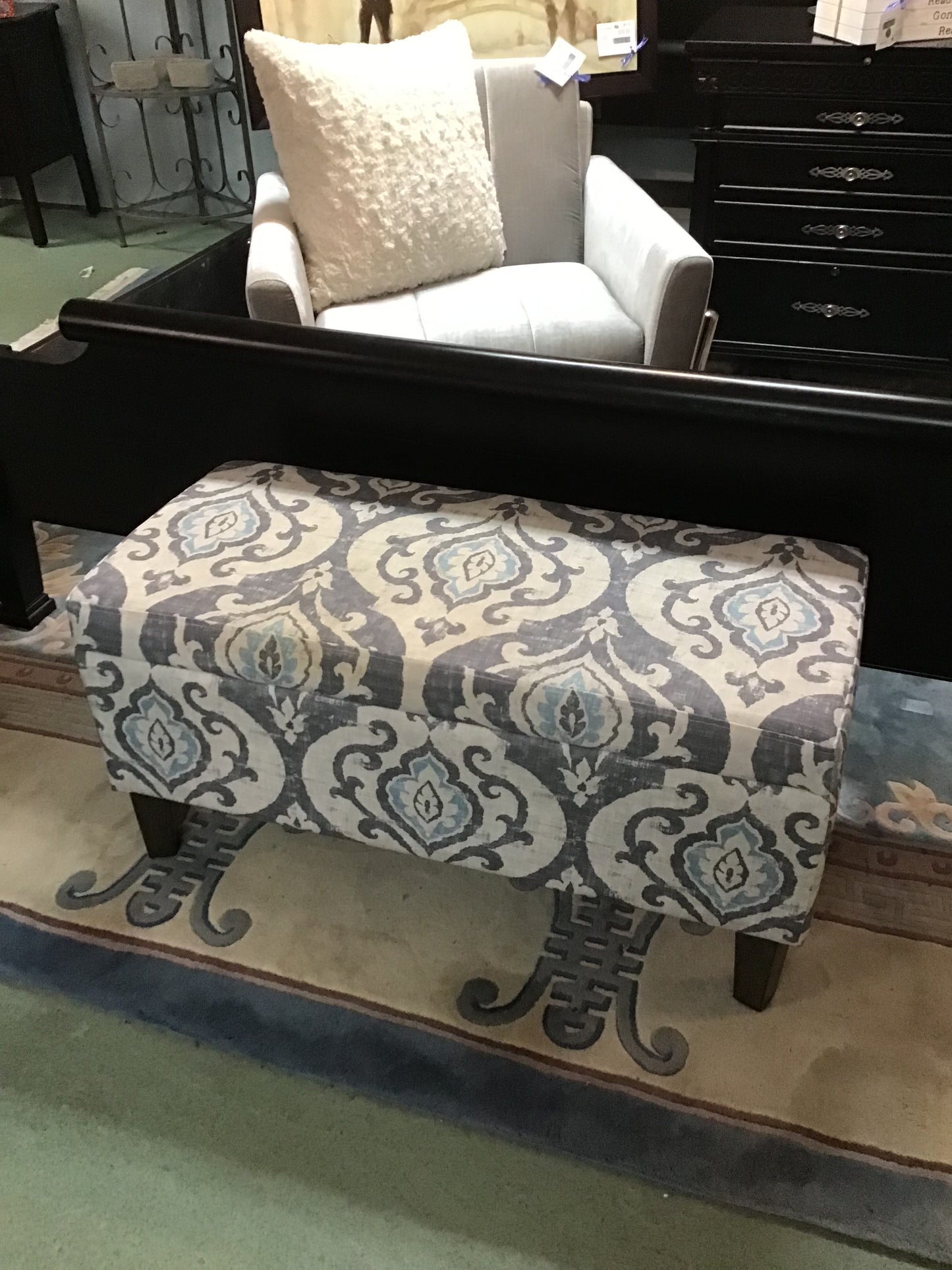 Upholstered Storage Ottoman