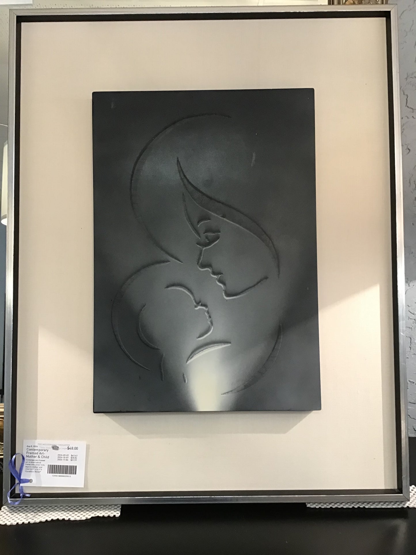 Contemporary Framed Art- Mother & Child