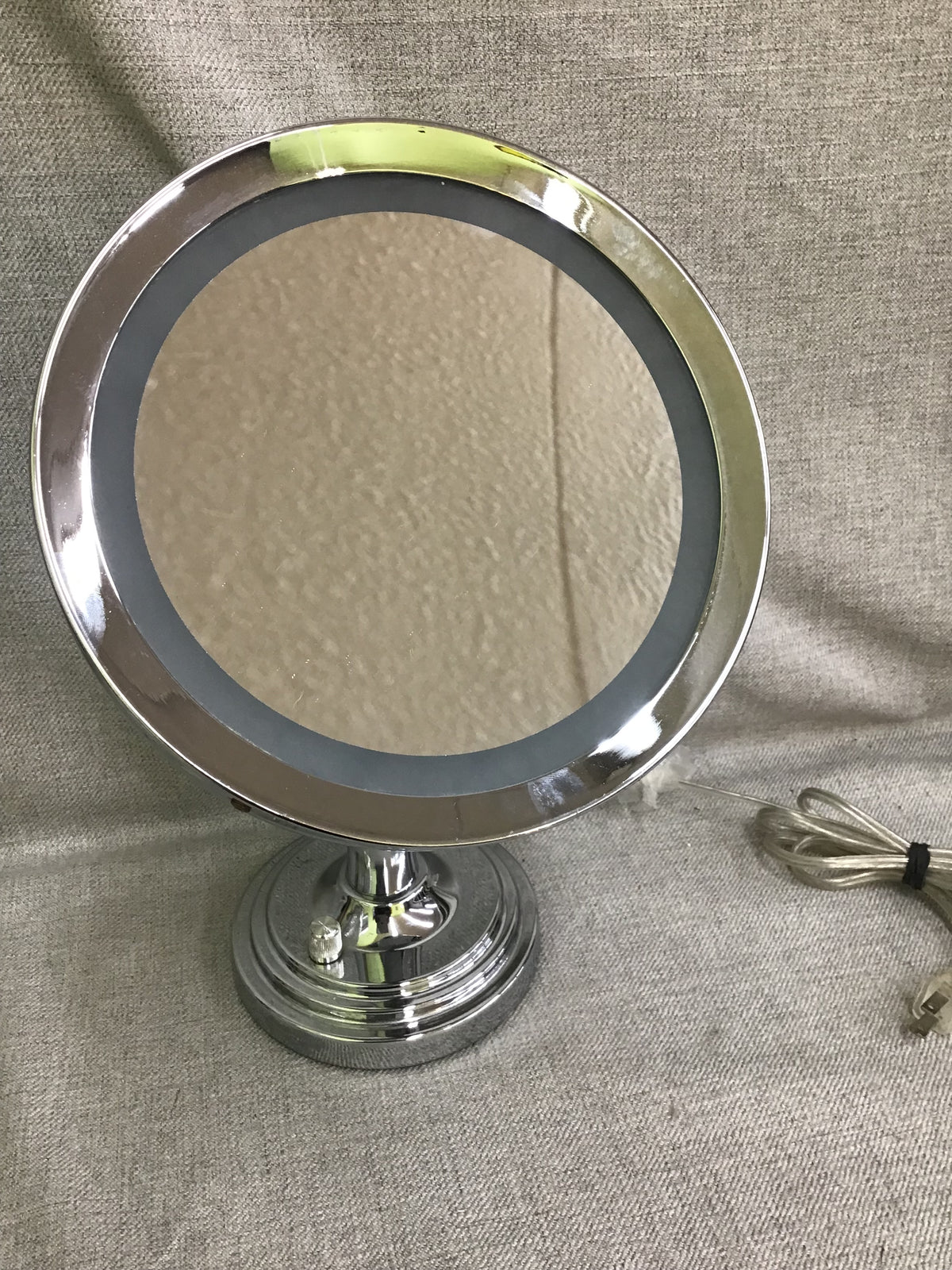 Chrome Metal Adjustable Makeup Mirror