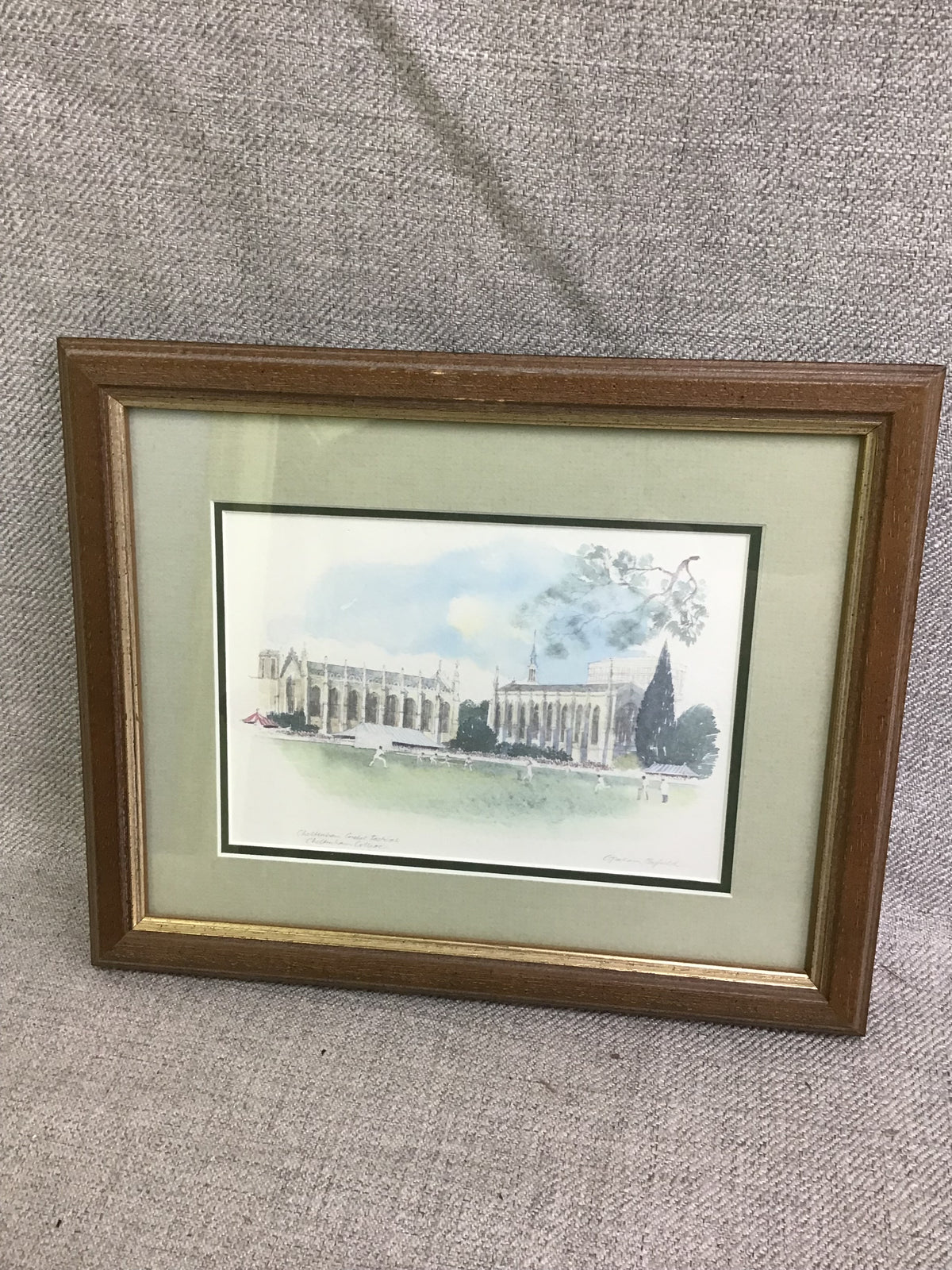 Framed Art- Cheltenham Cricket Festival