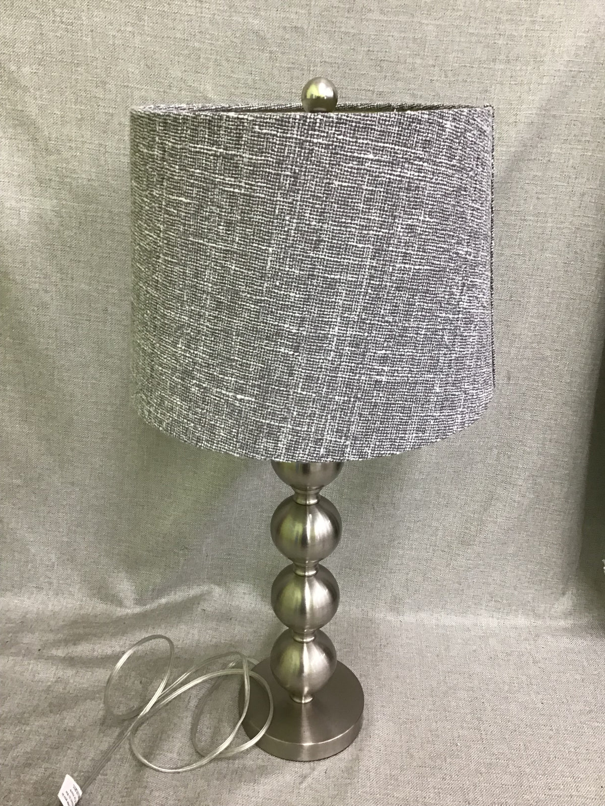 Modern Grey\Chrome Lamp