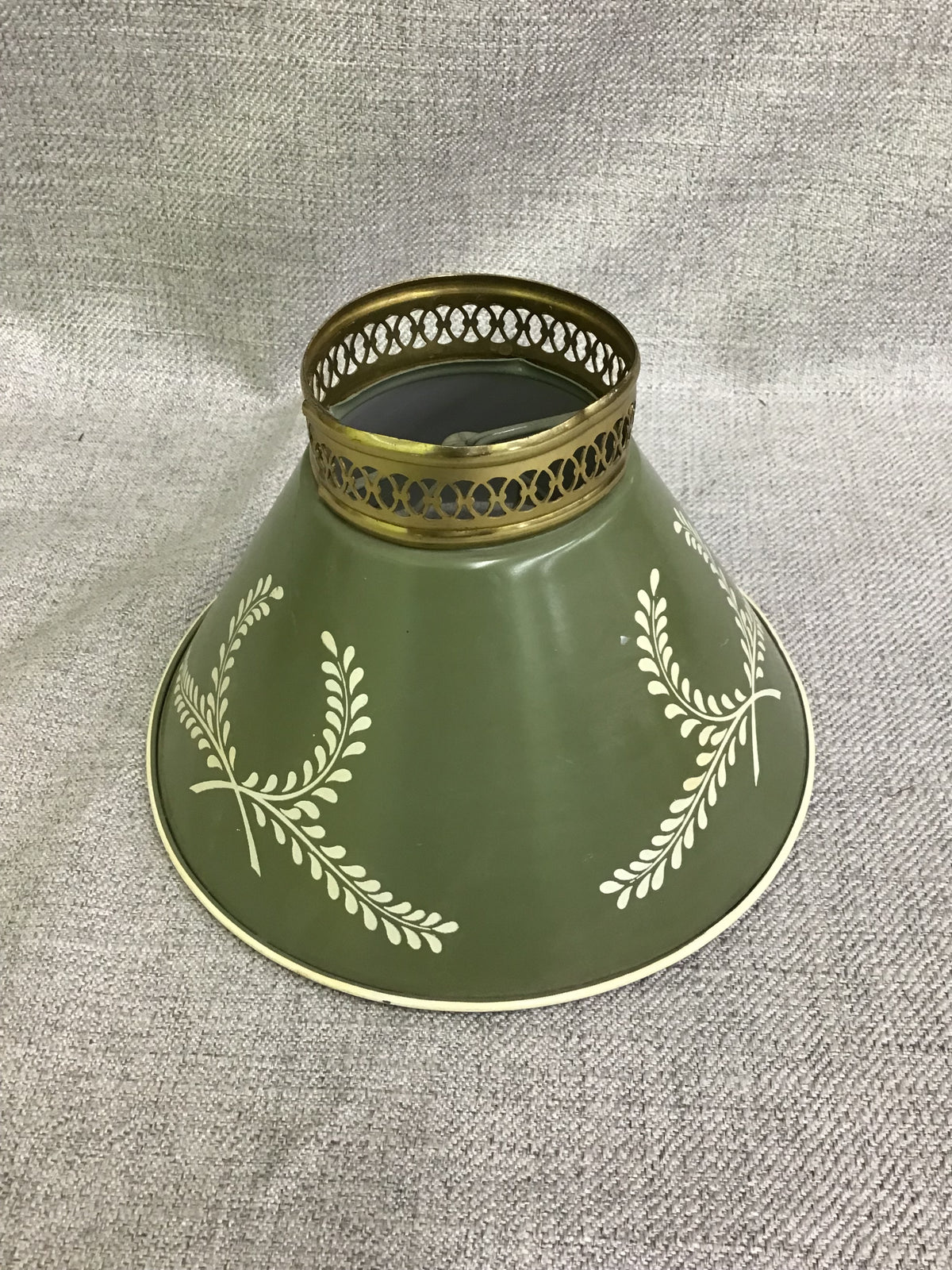 Small Metal Green Lamp Shade