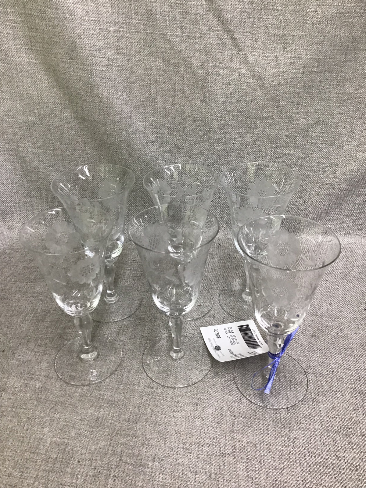Cornflower Water Goblets (6)
