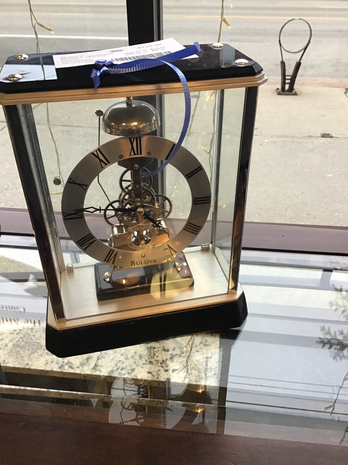 Modern 'Vantage' Bulova Mantle Clock