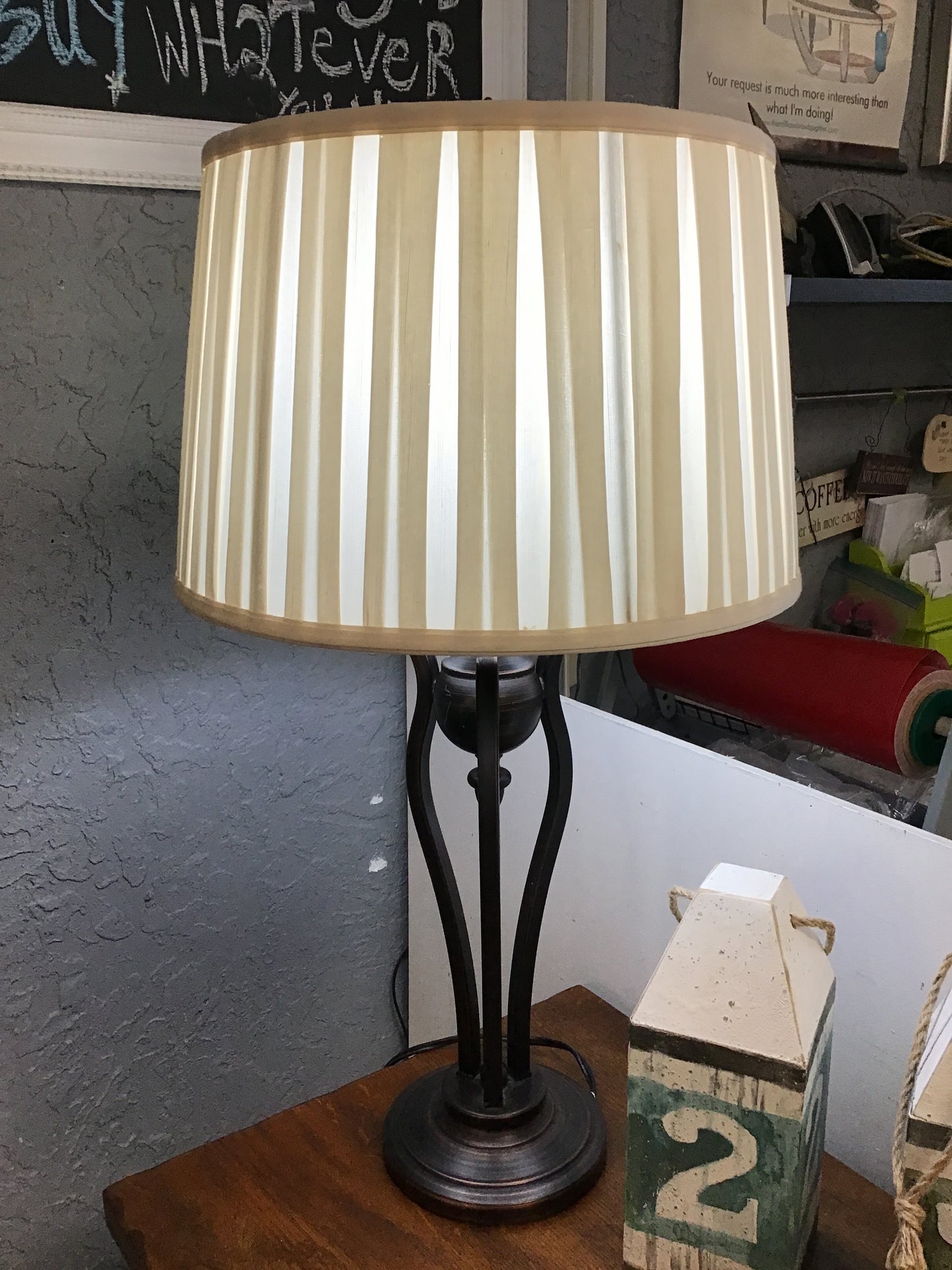 Tri-Light Table Lamp- "h
