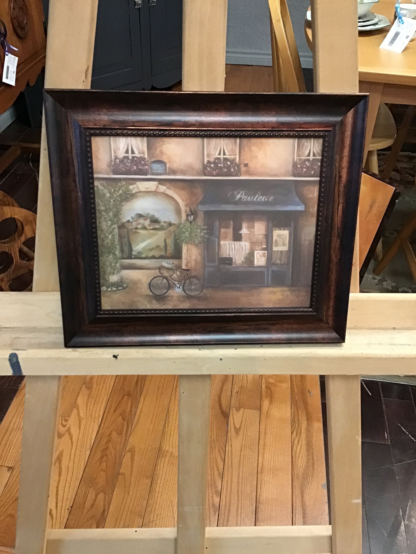 Framed Art by Eugene Tava 'Bicycle II'