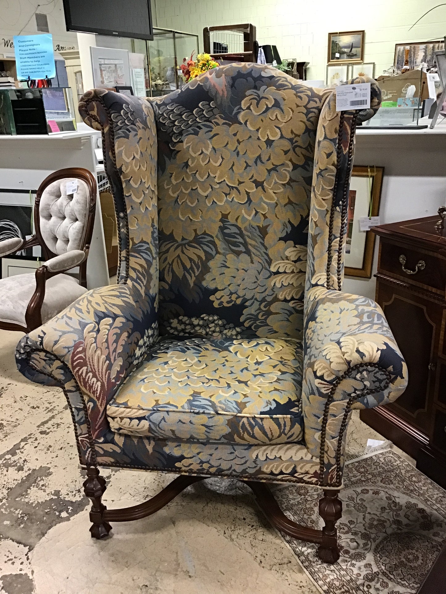LeeJofa Oversized Wing Chair