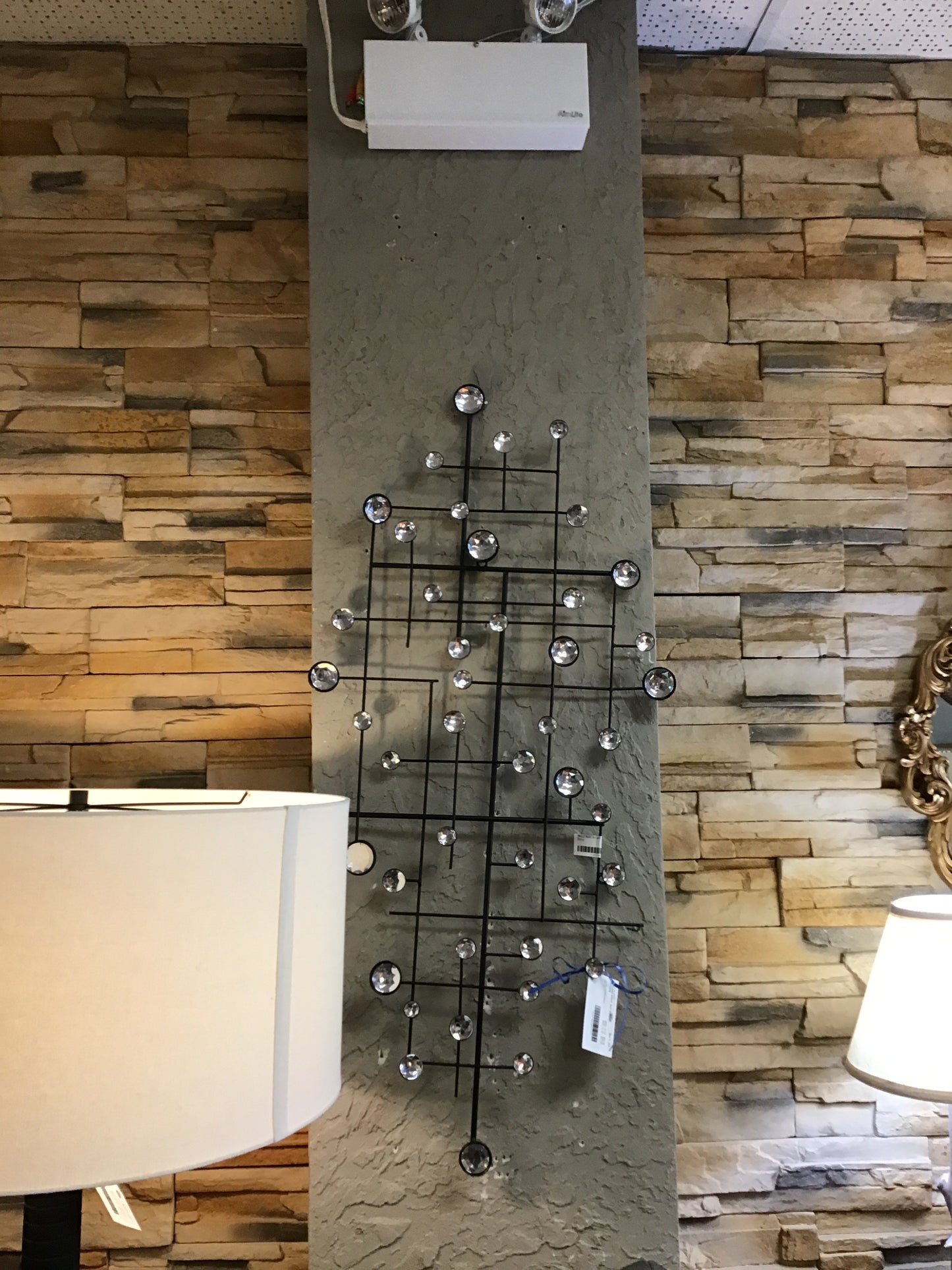 Metal Wall Art with Bling