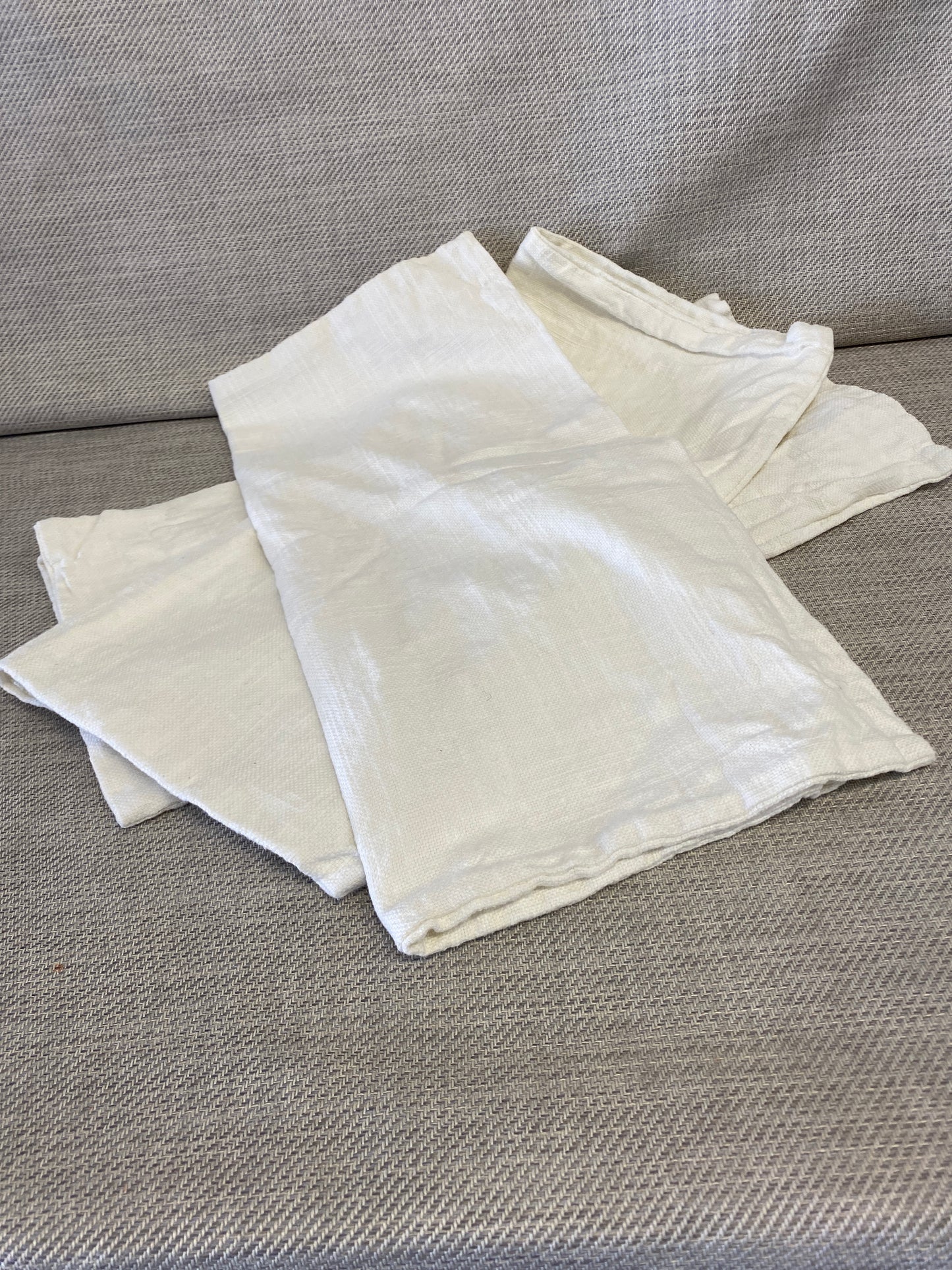 SET 3 Cushion Covers - White