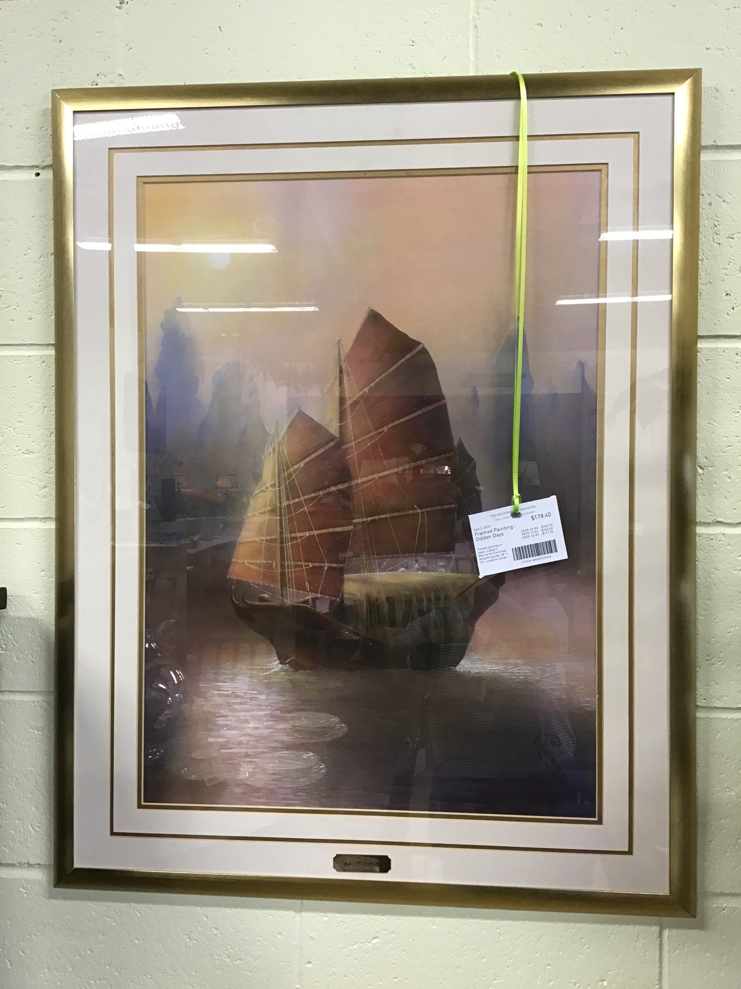 Framed Painting - Golden Days