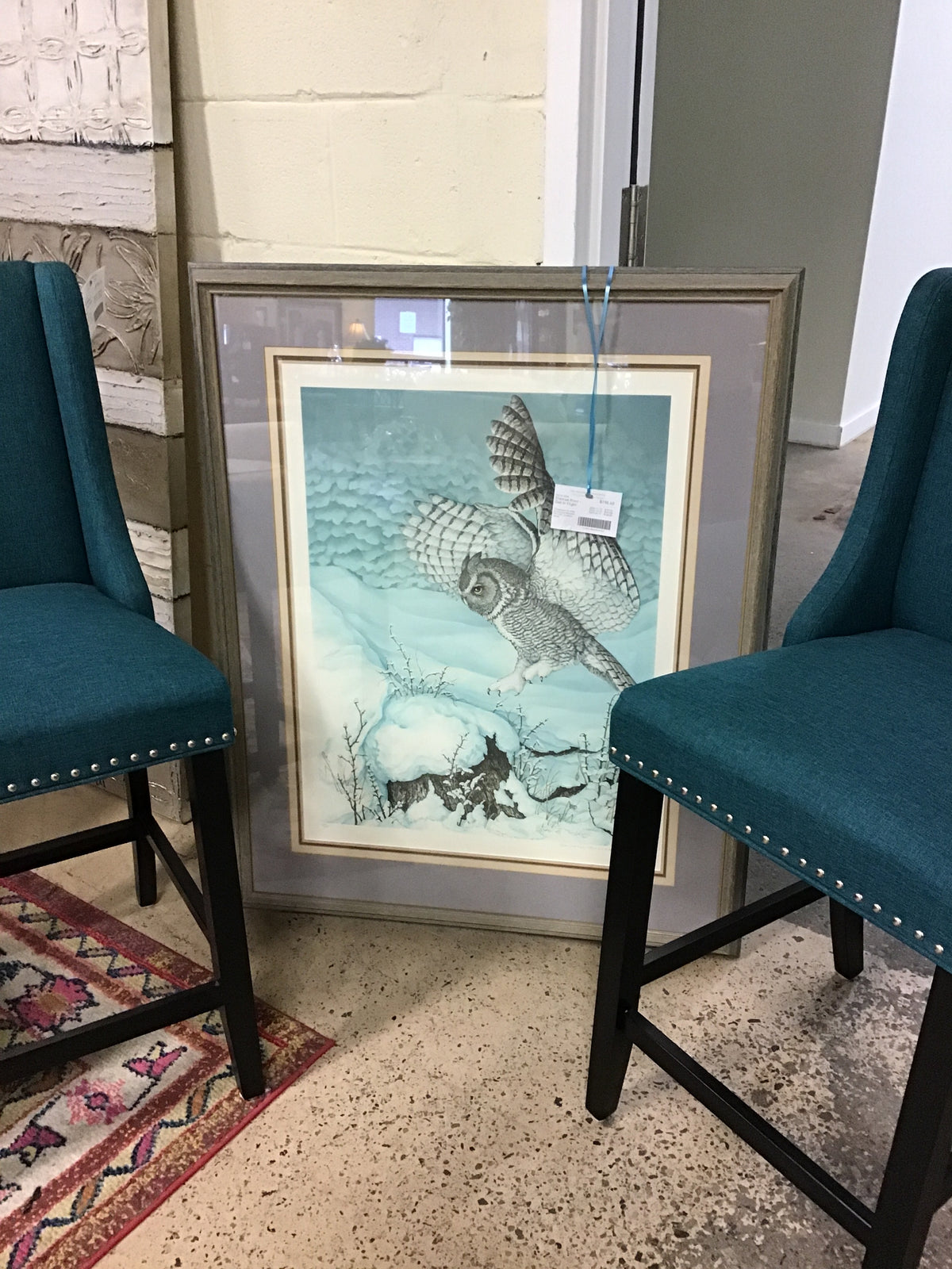 Framed Print - Owl In Flight