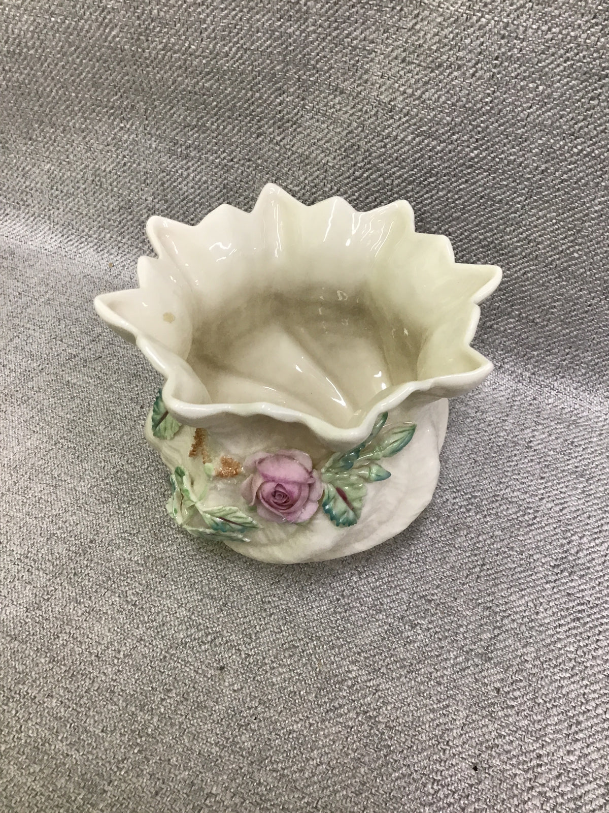 Belleek Pottery Flower Pot