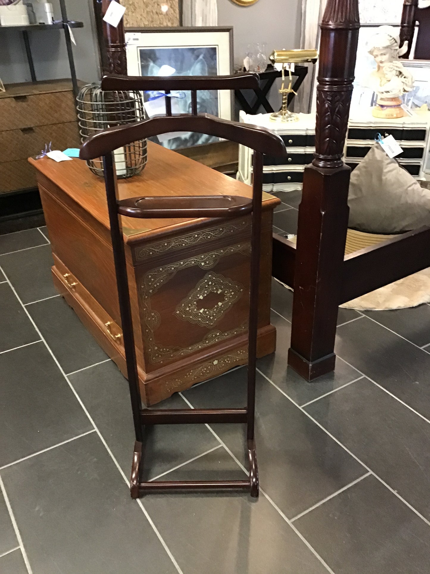 Mahogany Gentleman's Valet Stand