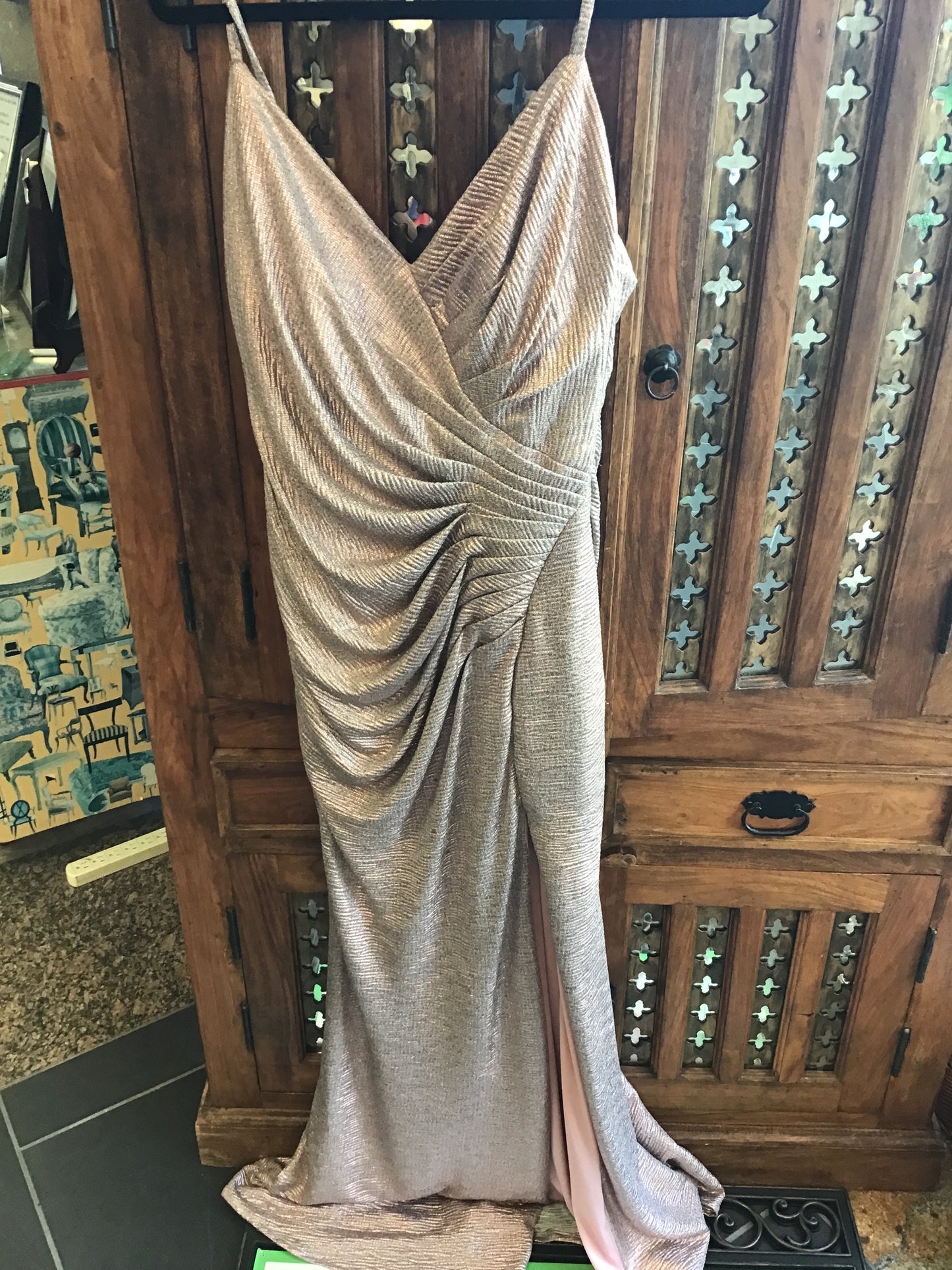 Suzanna Riveriei Shiny Pink Dress