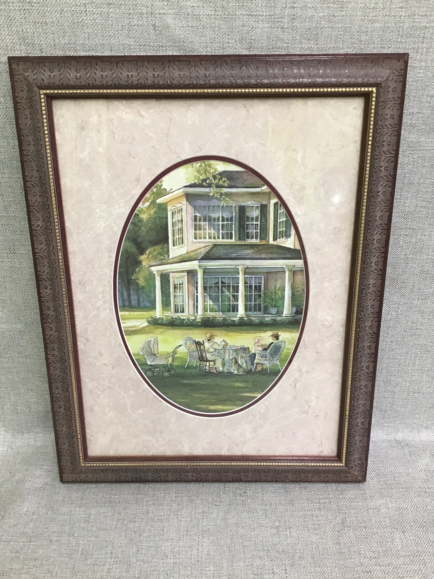 'Summer Home' Trisha Romance Framed Art
