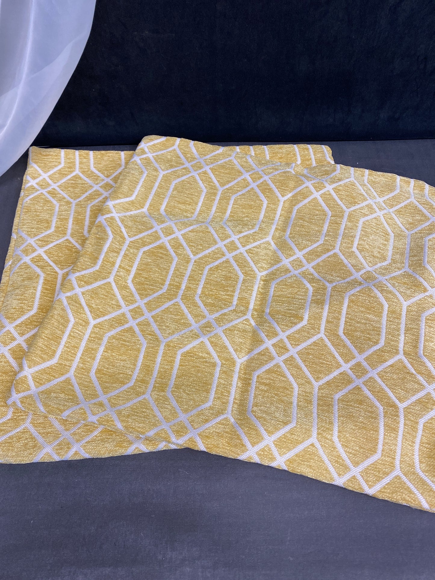 PAIR Cushion Covers - Yellow