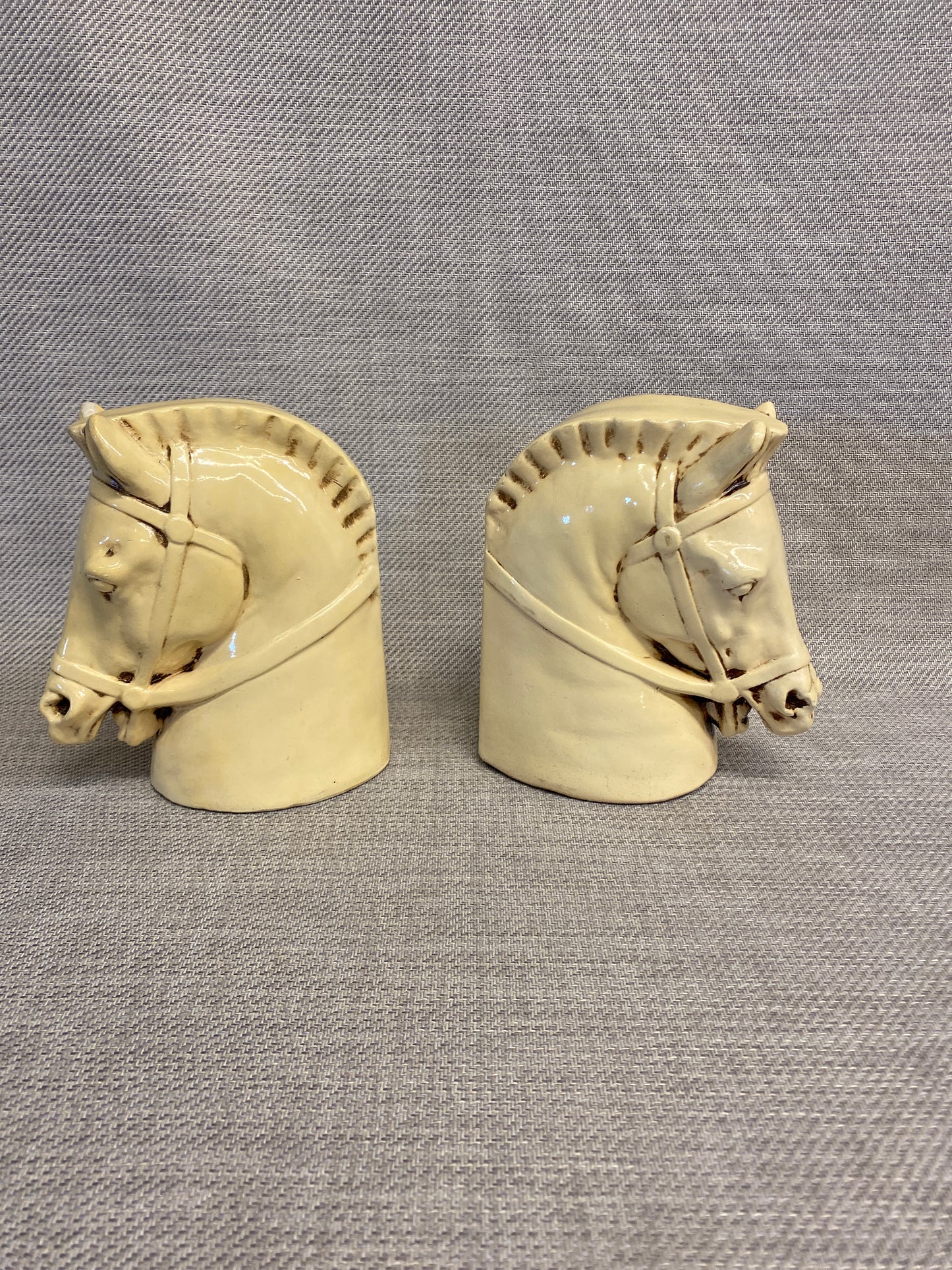 PAIR Vintage Bookends - Horse Heads
